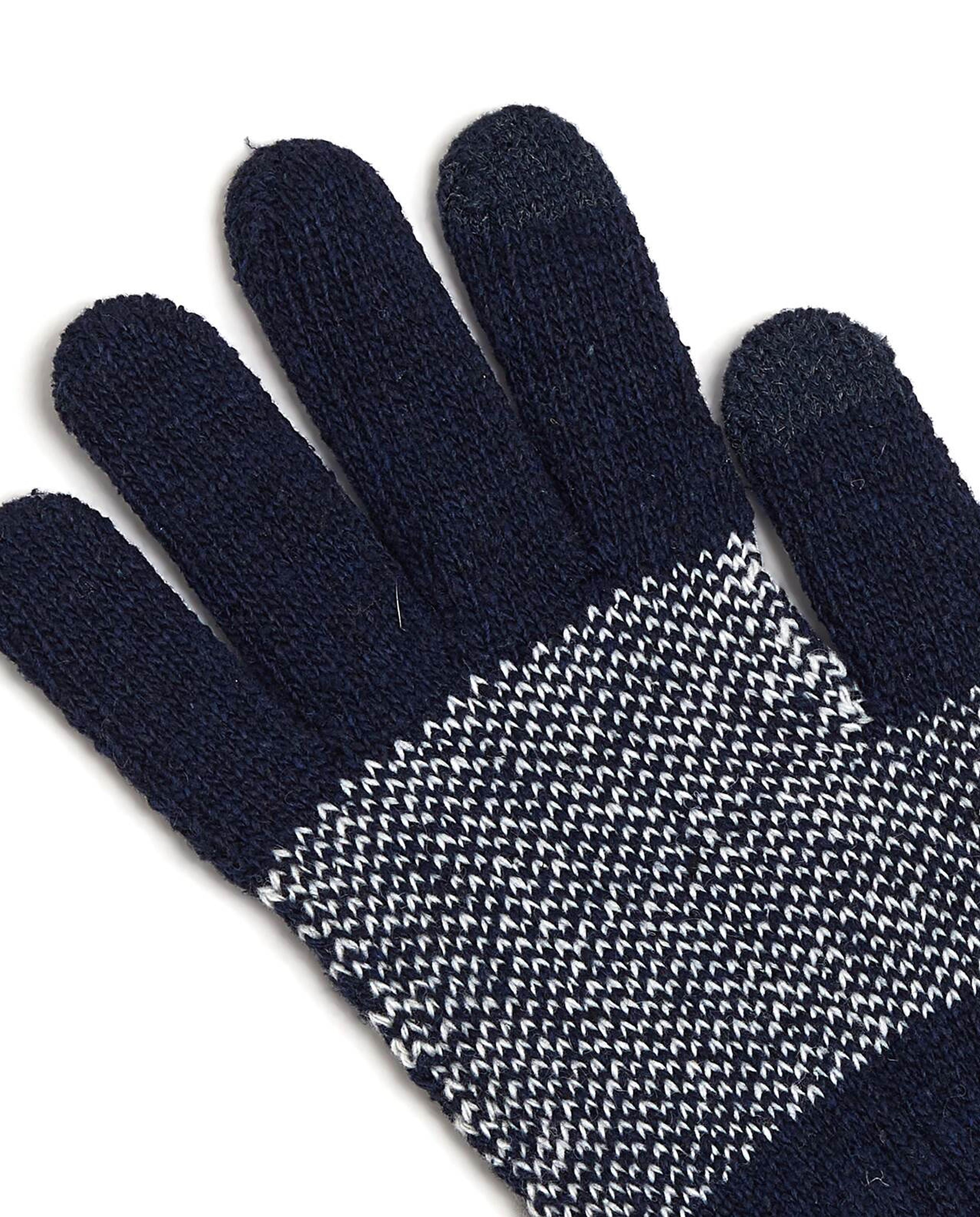 قفازات شتوية منقوشة