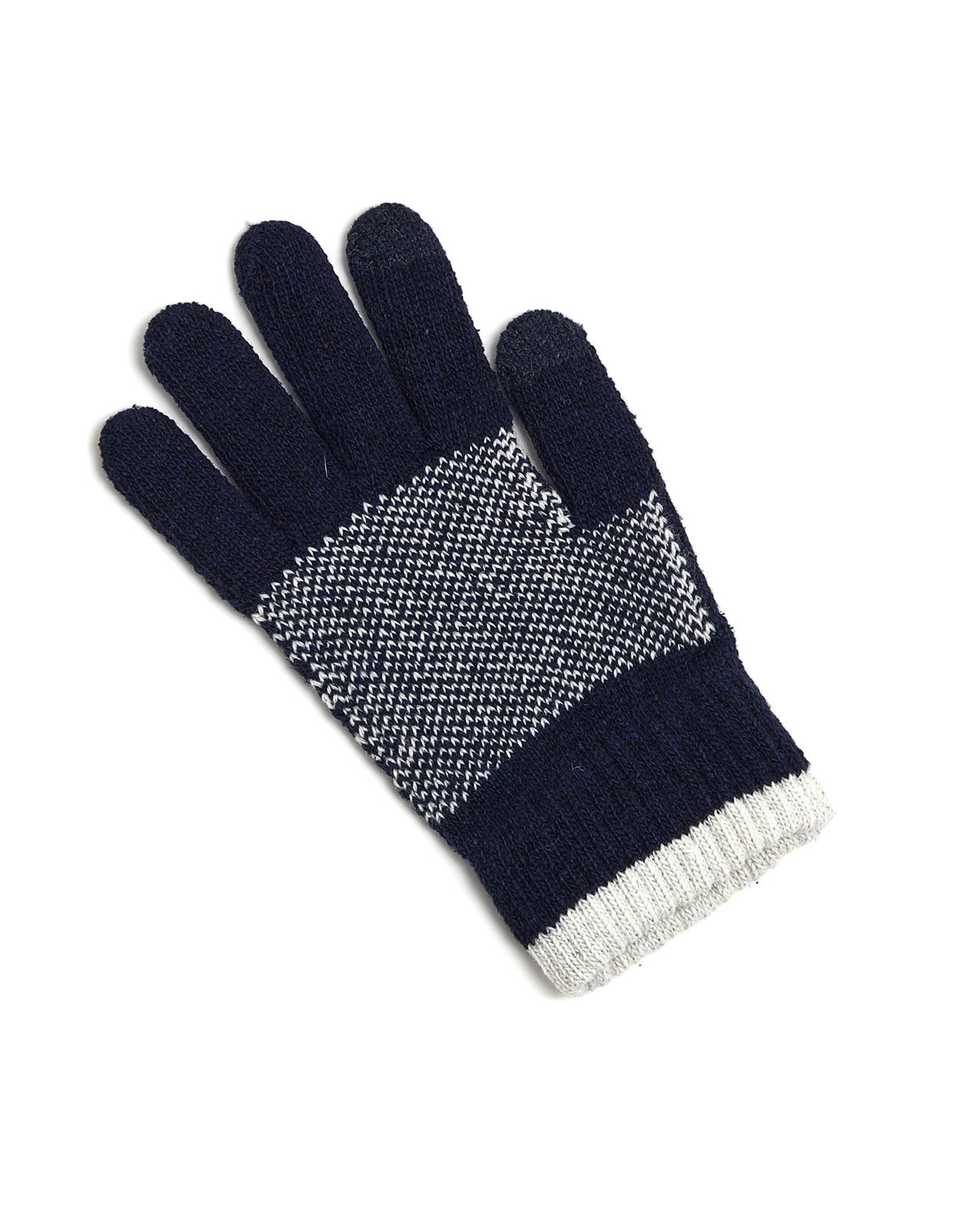 قفازات شتوية منقوشة