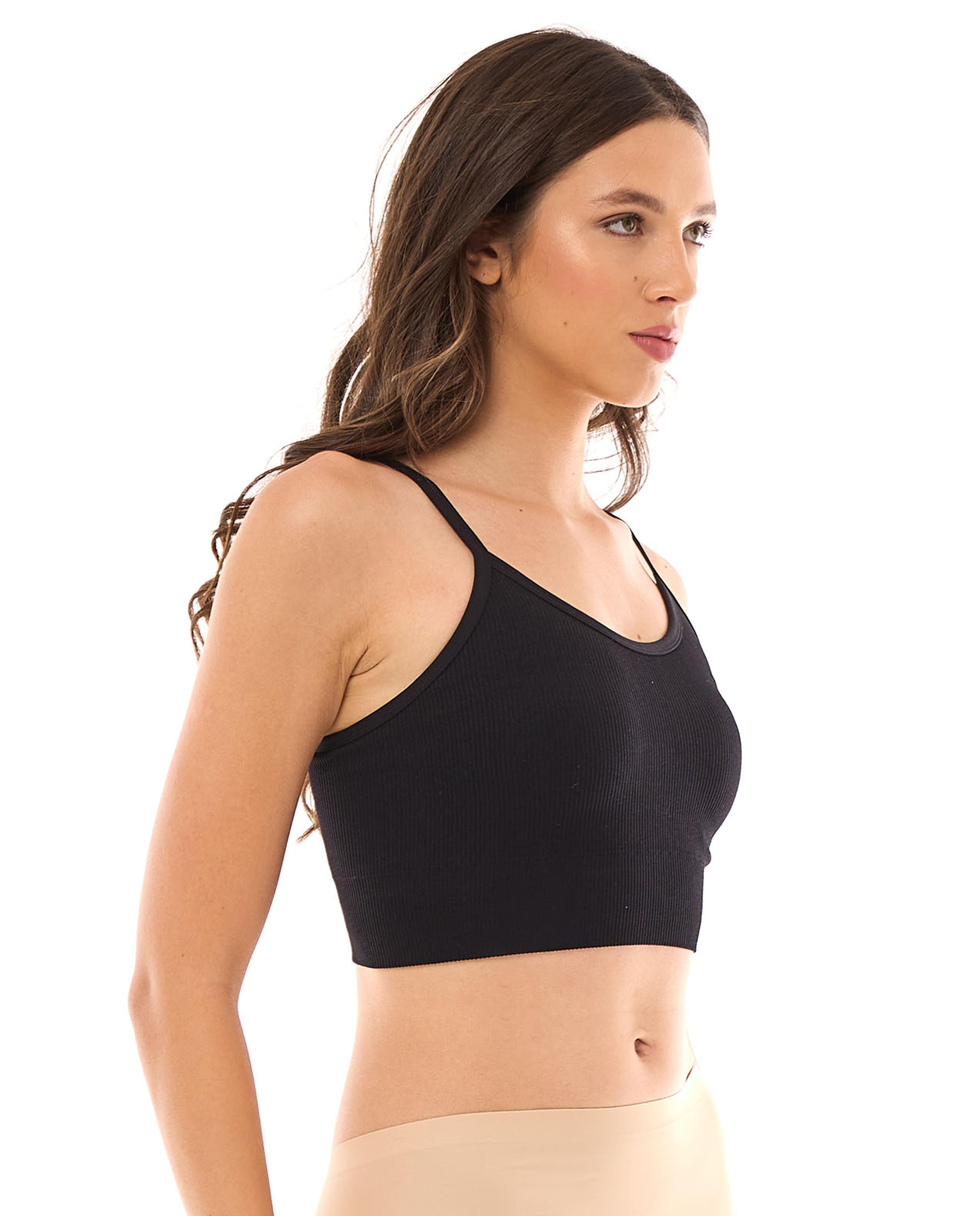 Solid Padded Sports Bra