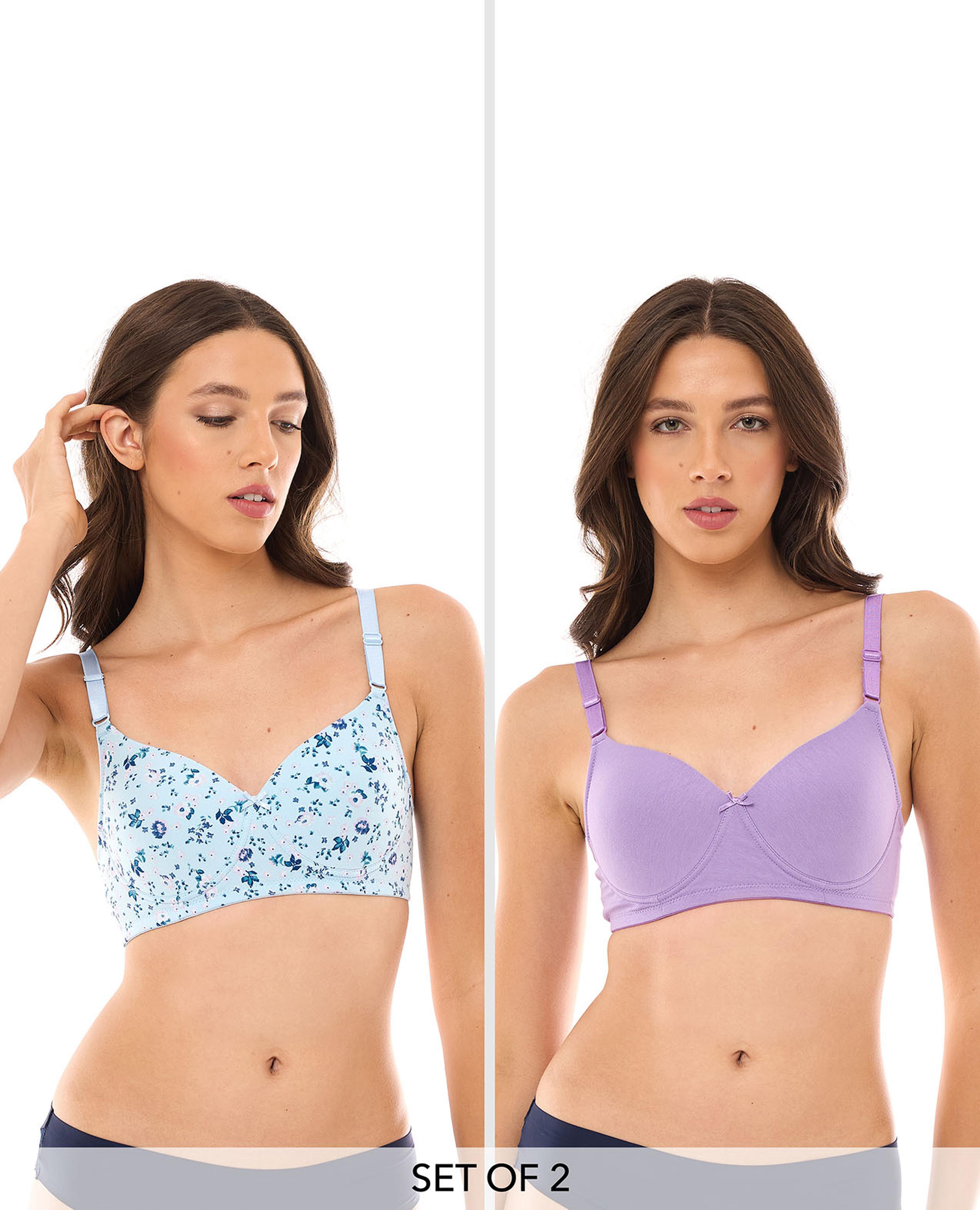 حمالات صدر تيشيرت - قطعتين