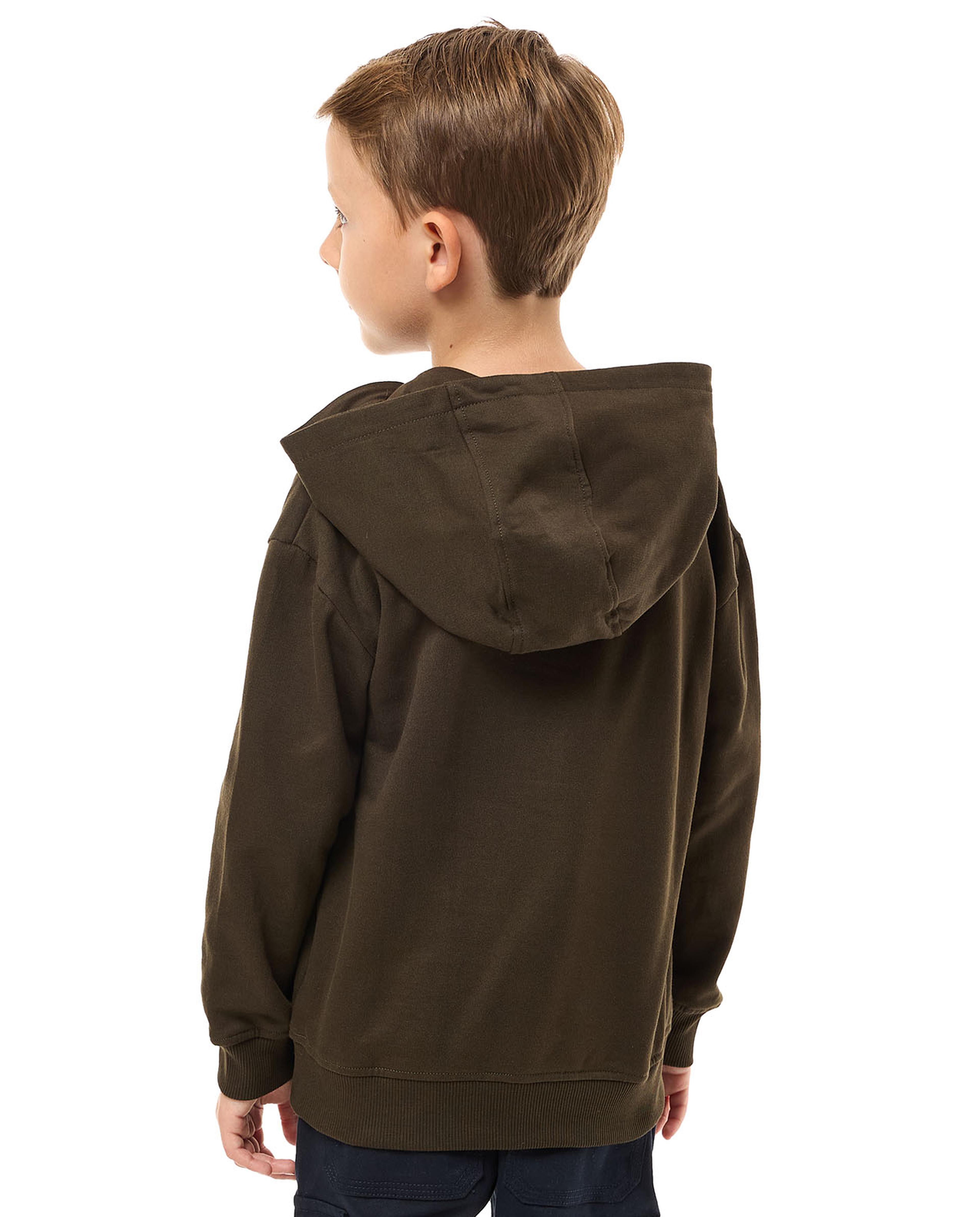 هودي بأكمام طويلة  وطبعة