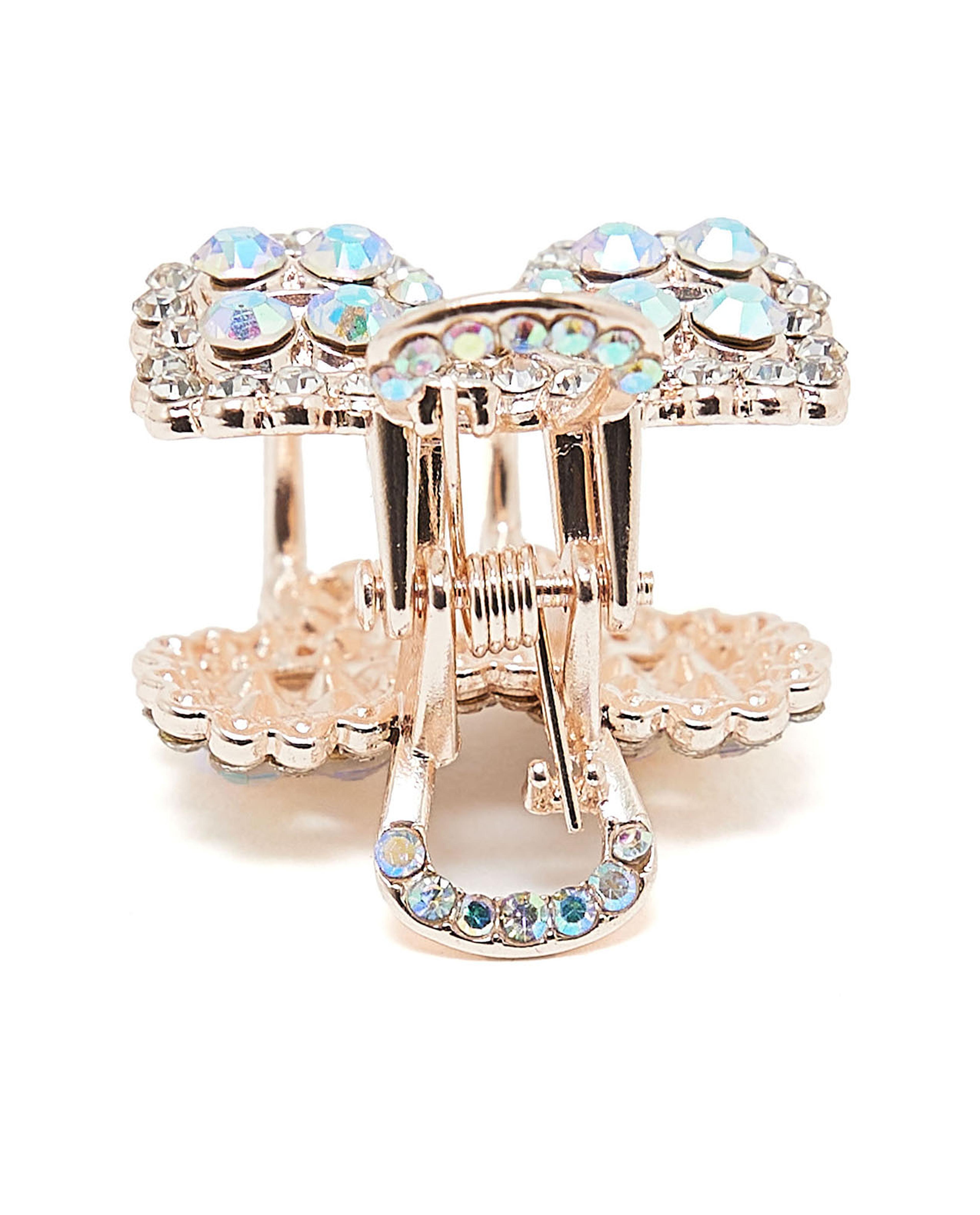 3 Piece Studded Claw Clips