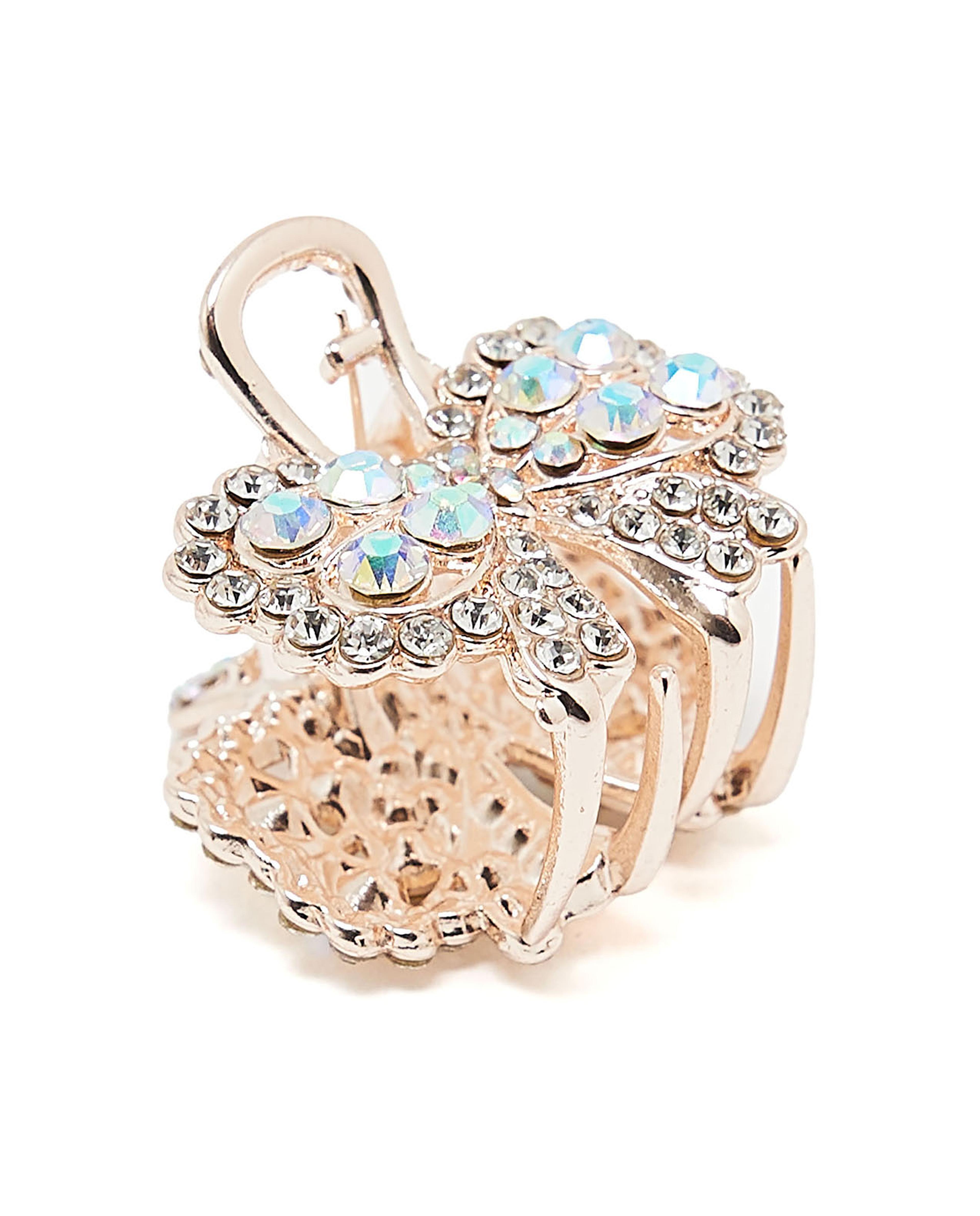 3 Piece Studded Claw Clips