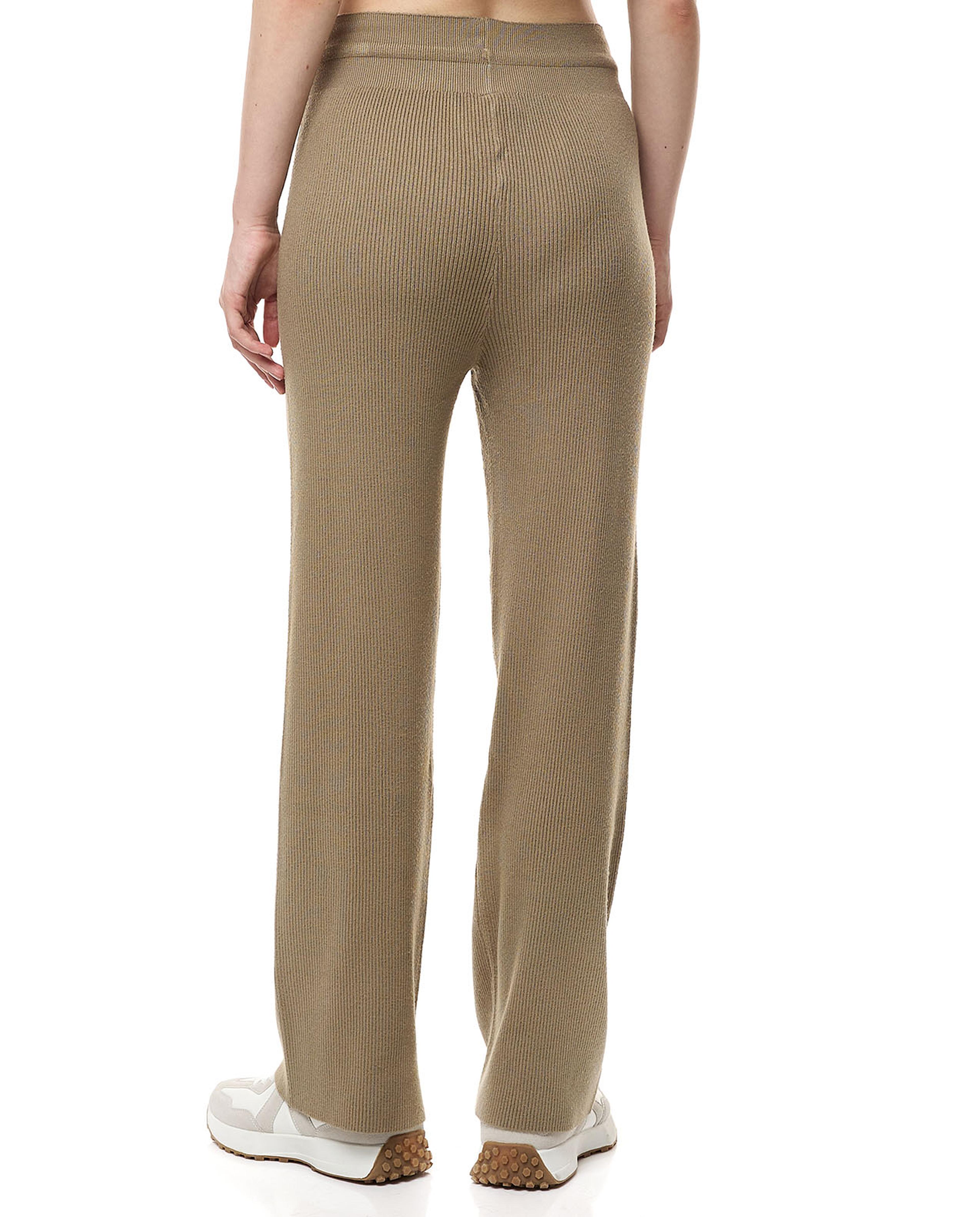 Ribbed Pants with Drawstring Waist