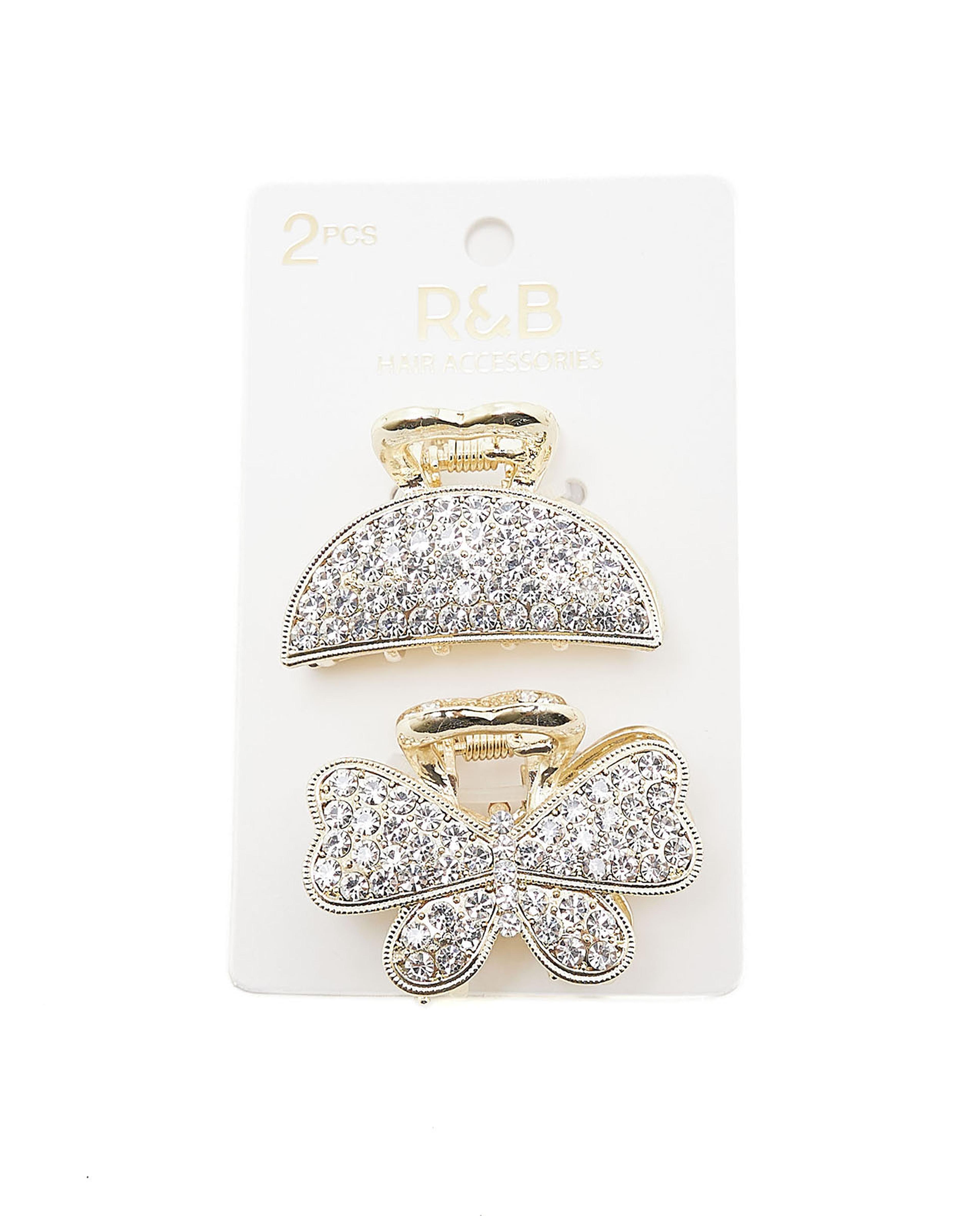 مشابك شعر - قطعتين