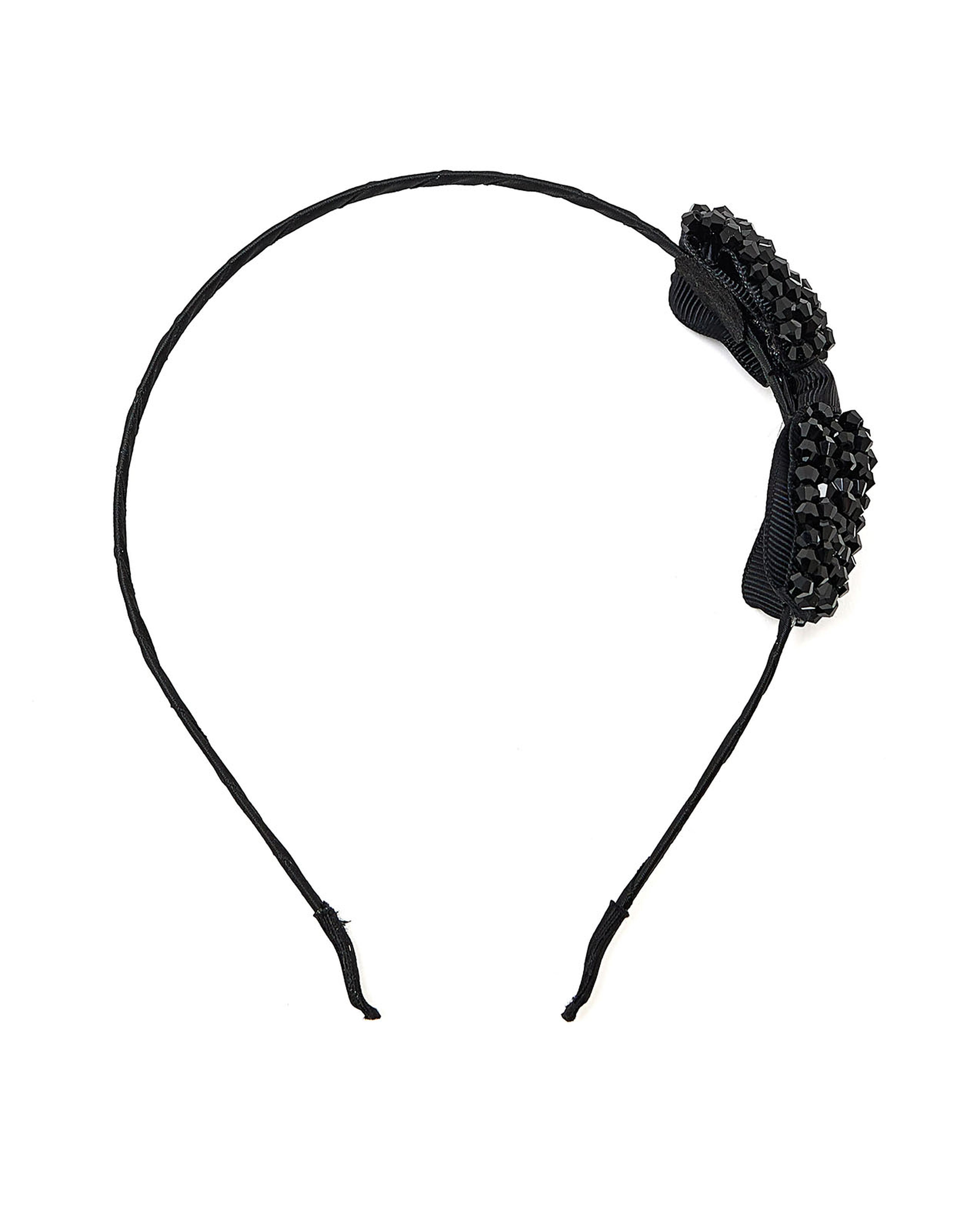 طوق شعر مزين بالقوس