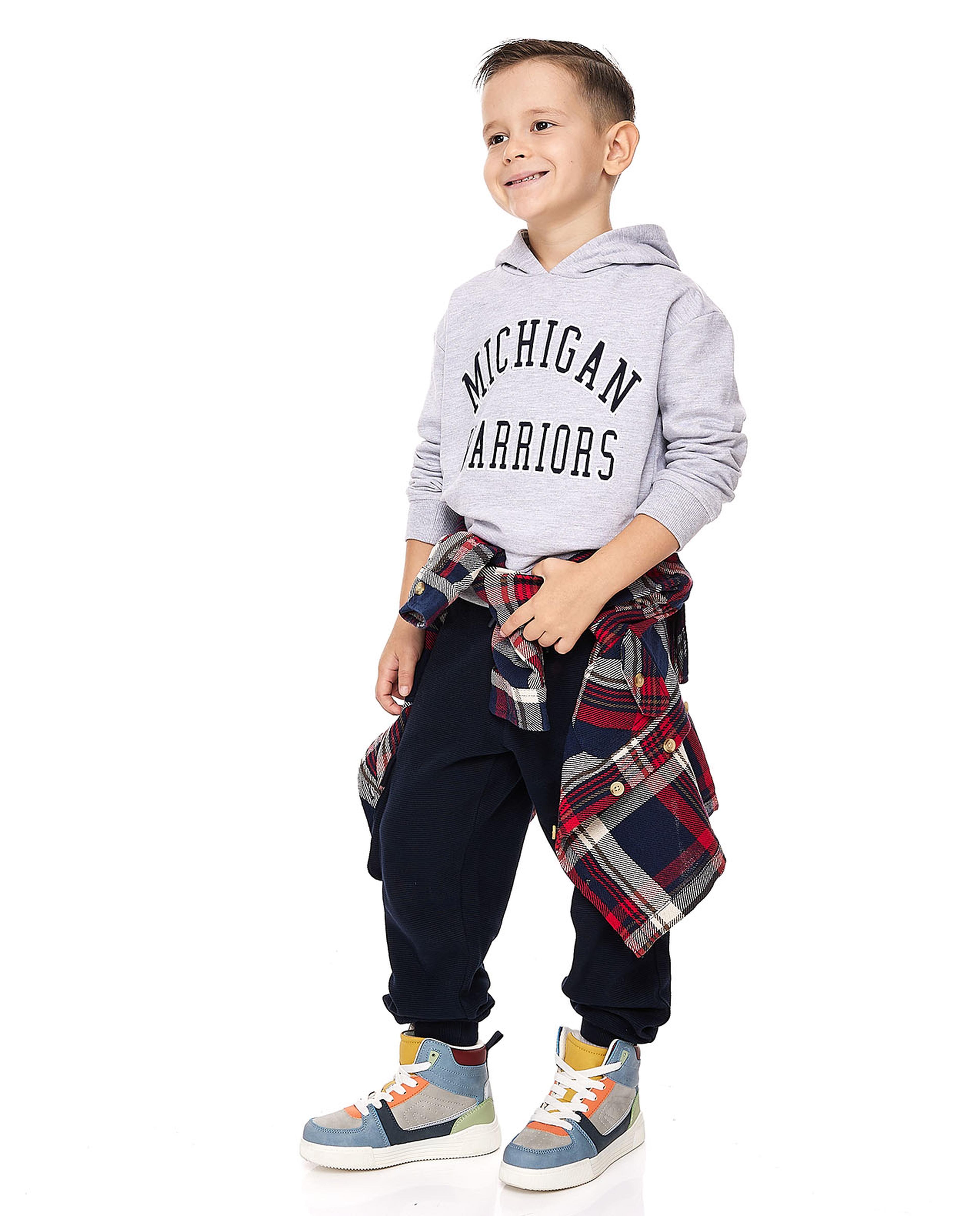 Varsity Hoodie with Long Sleeves