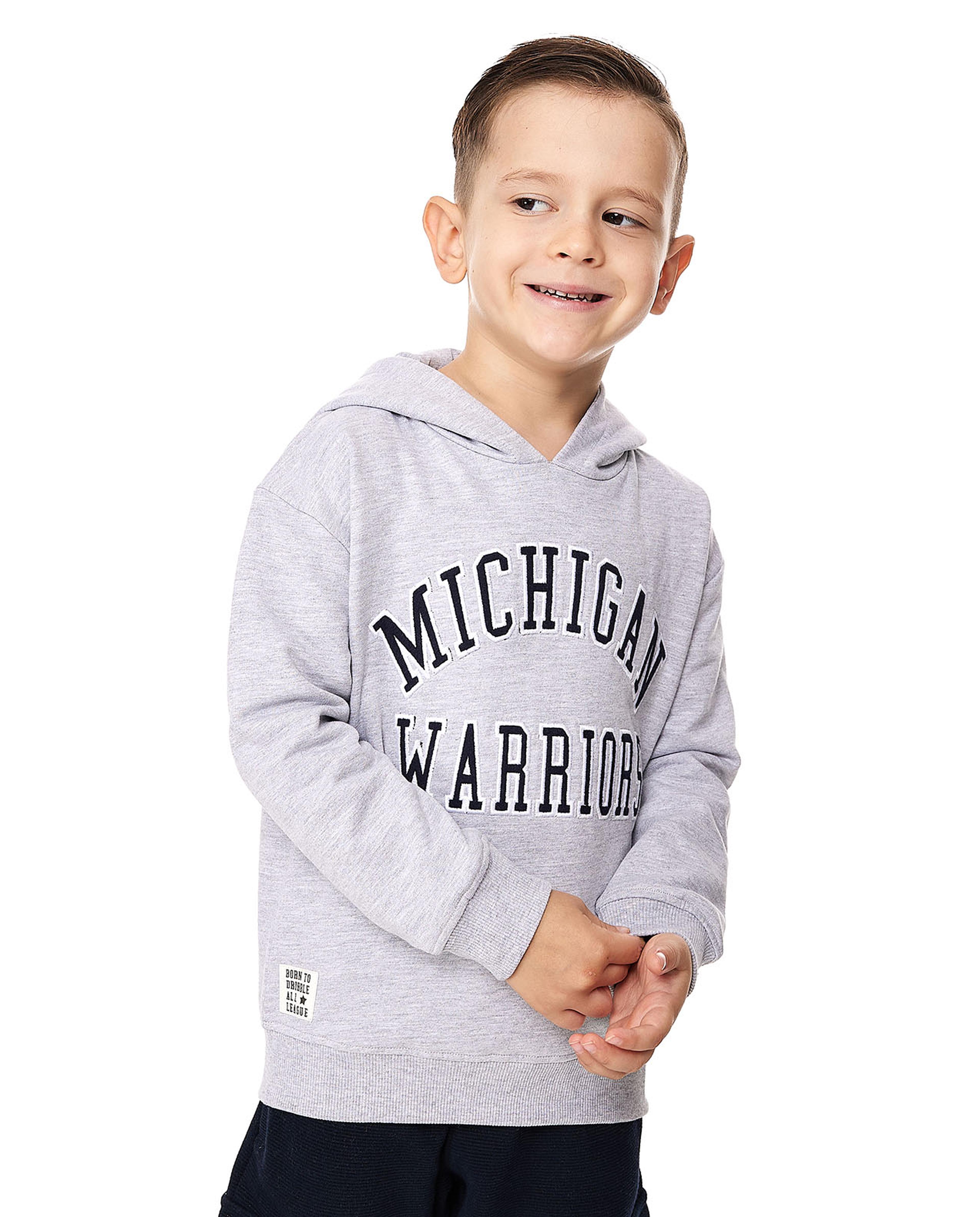 Varsity Hoodie with Long Sleeves