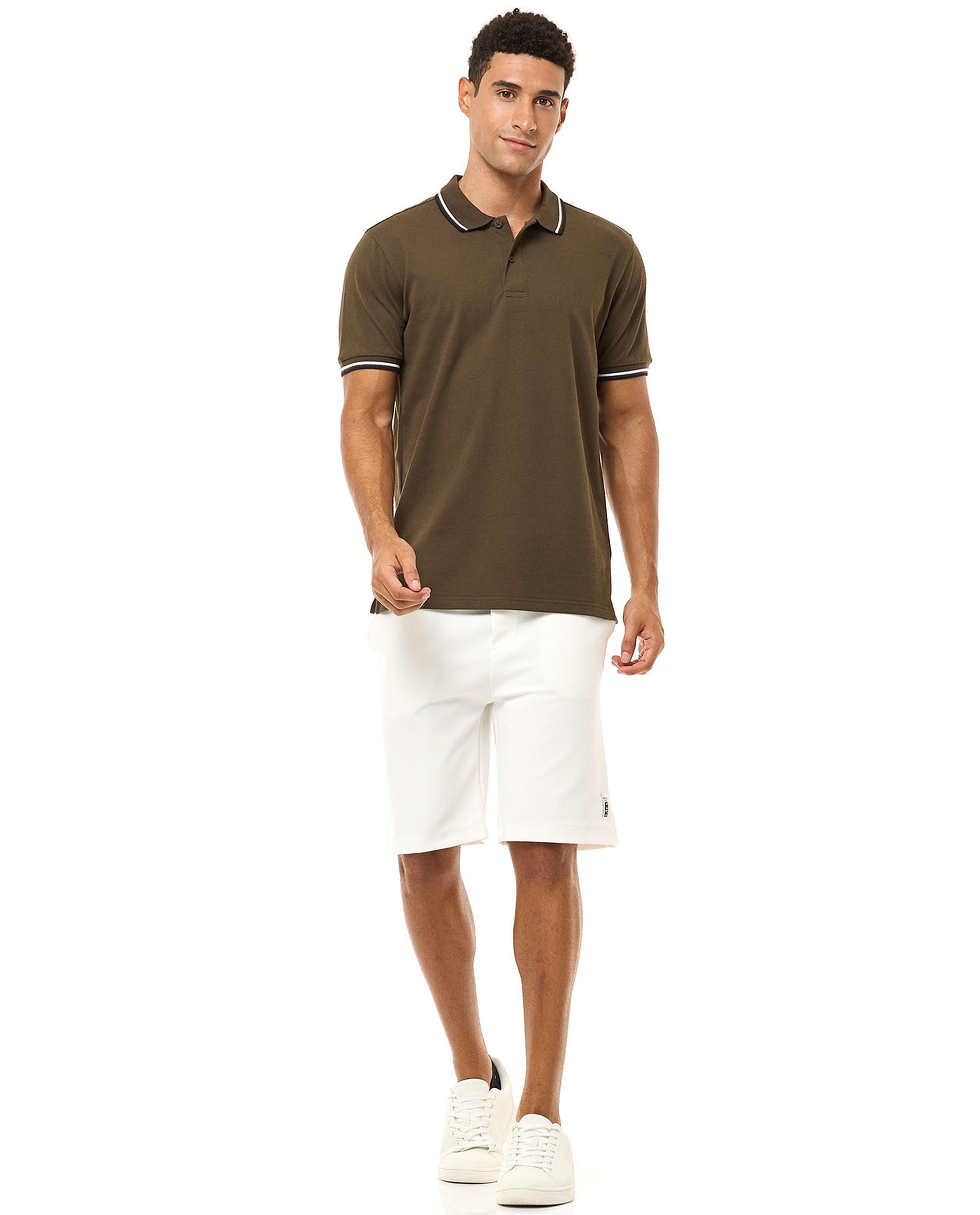 تيشيرت بولو بأكمام قصيرة