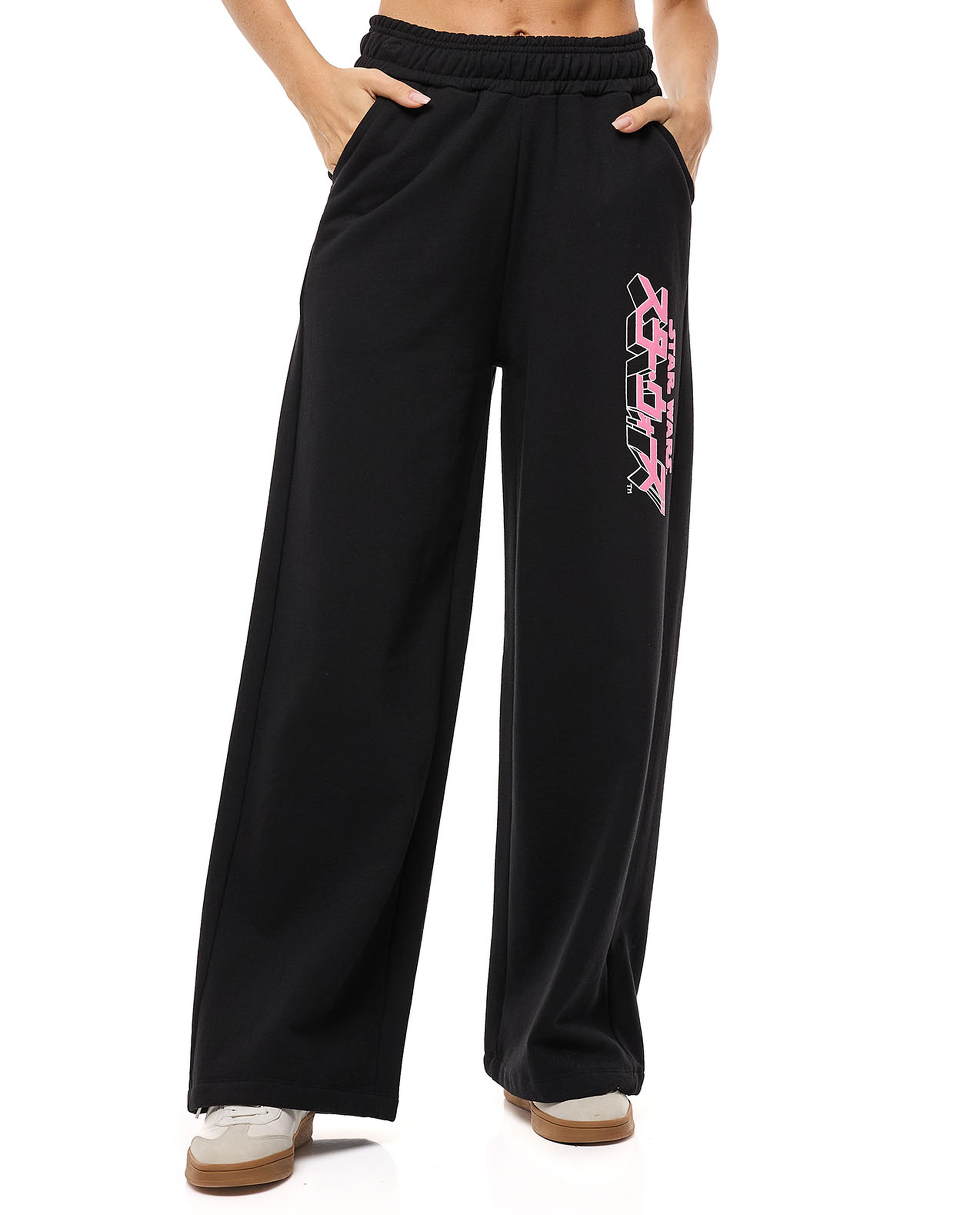 Printed Sweatpants with Drawstring Waist