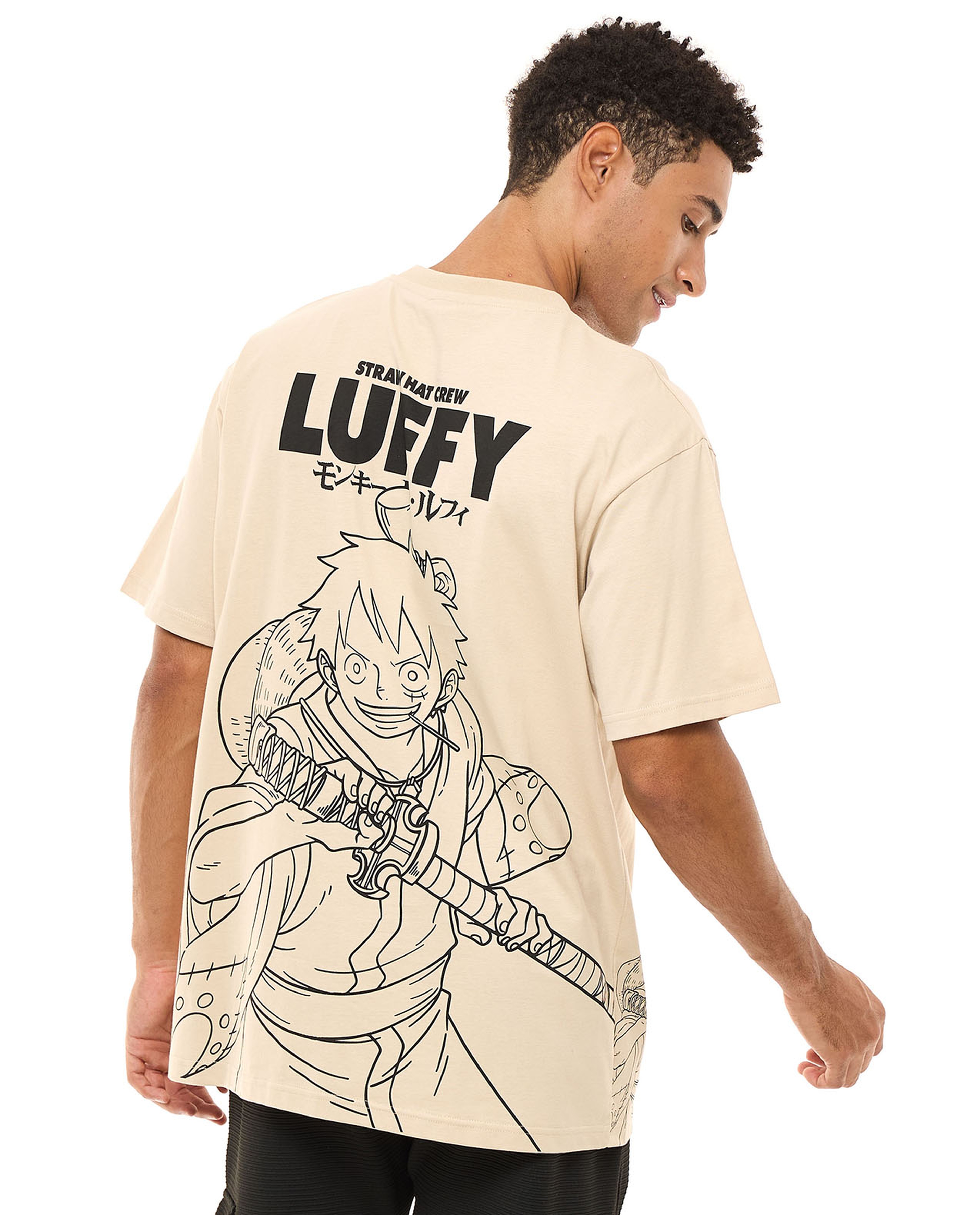 Printed T-Shirt with Crew Neck and Short Sleeves