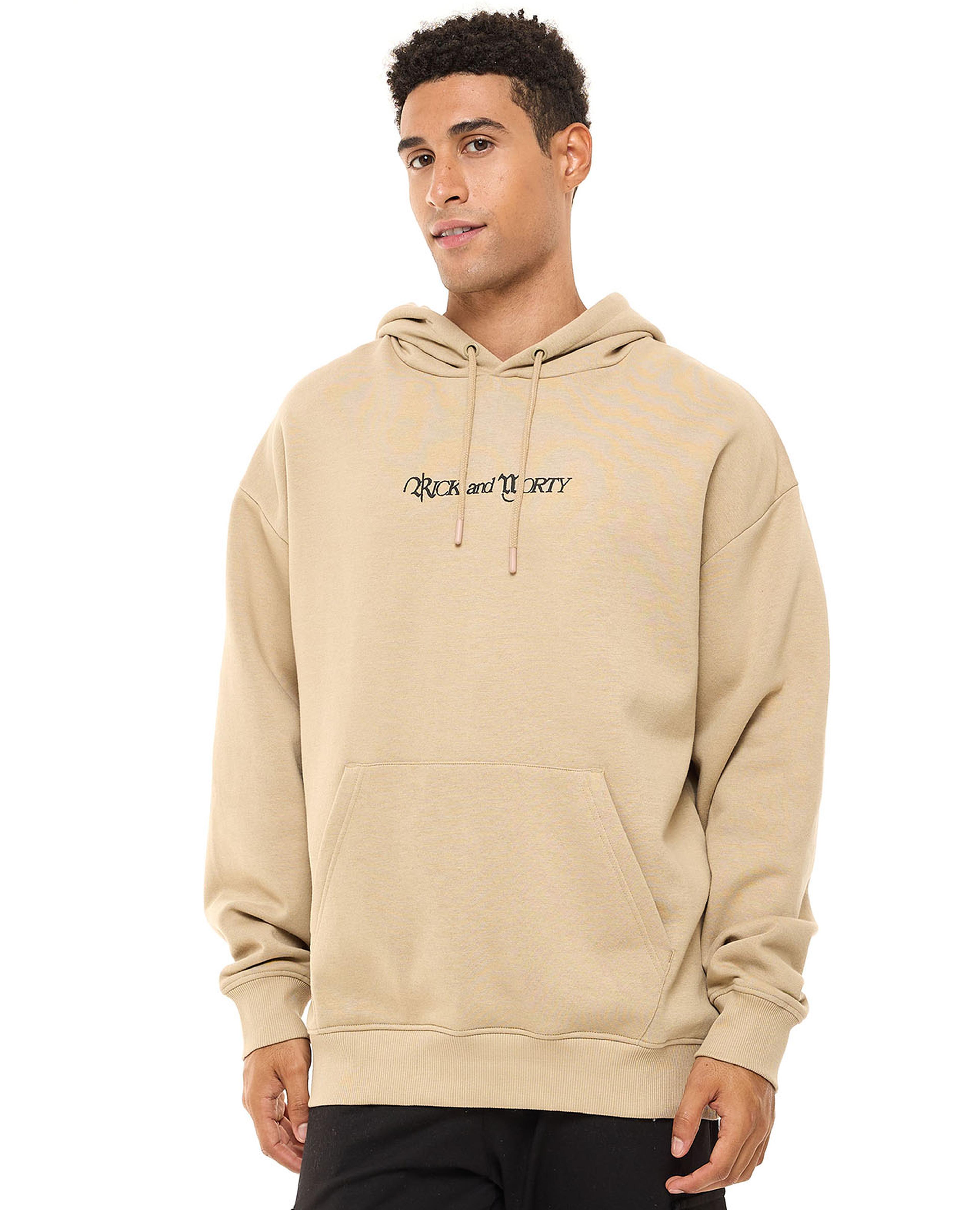 Printed Hoodie with Long Sleeves