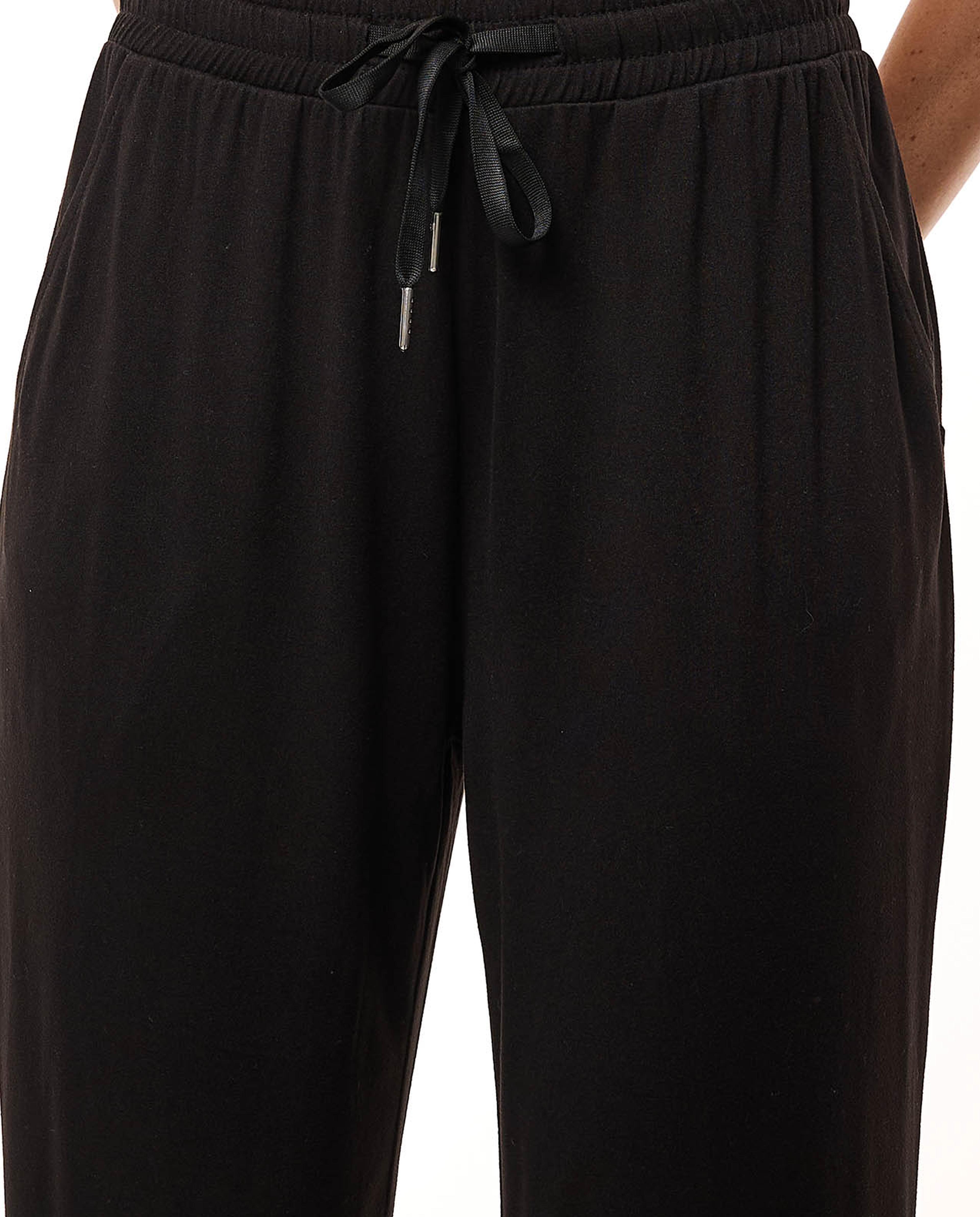 Solid Joggers with Drawstring Waist