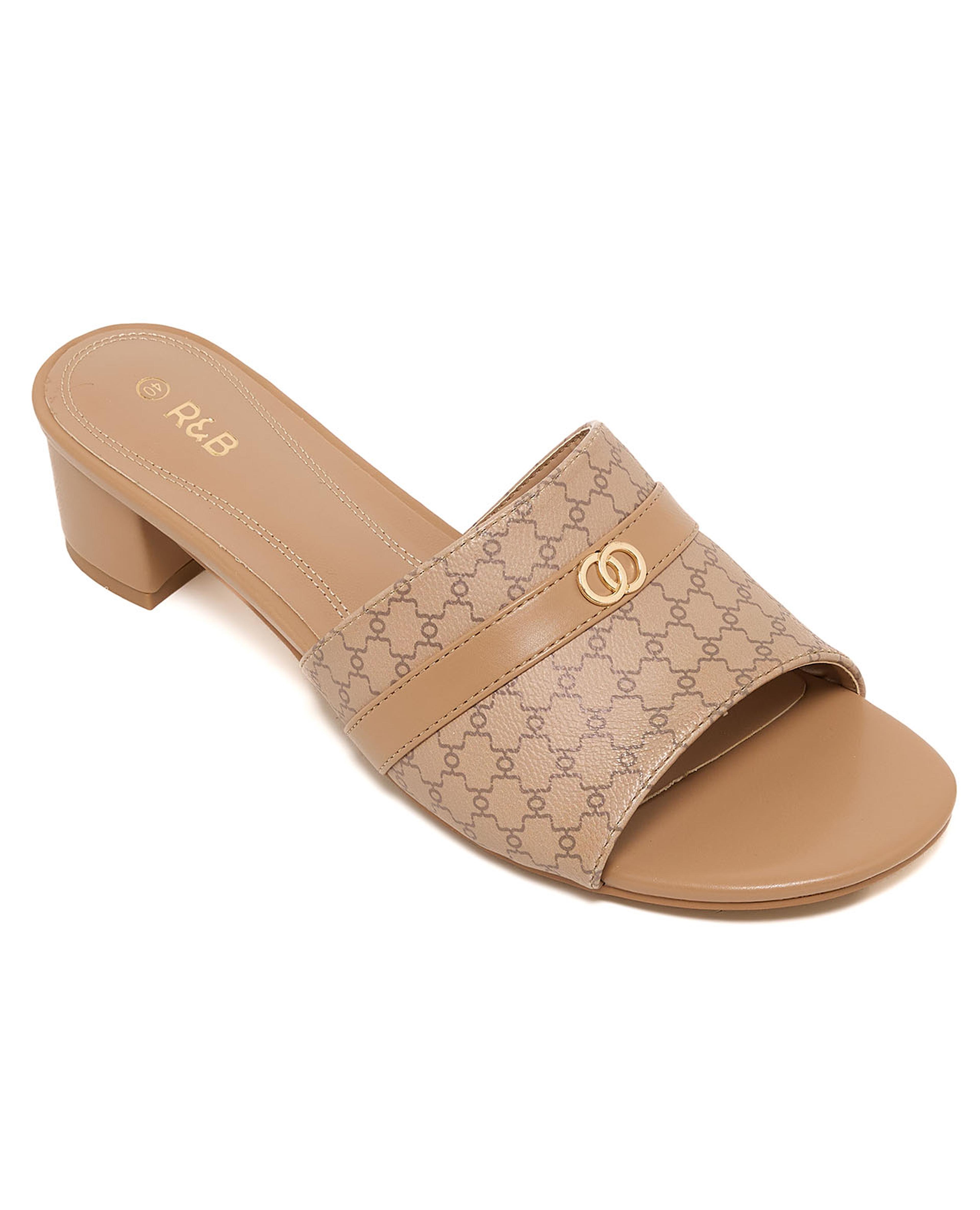 صندل كعب بطبعة