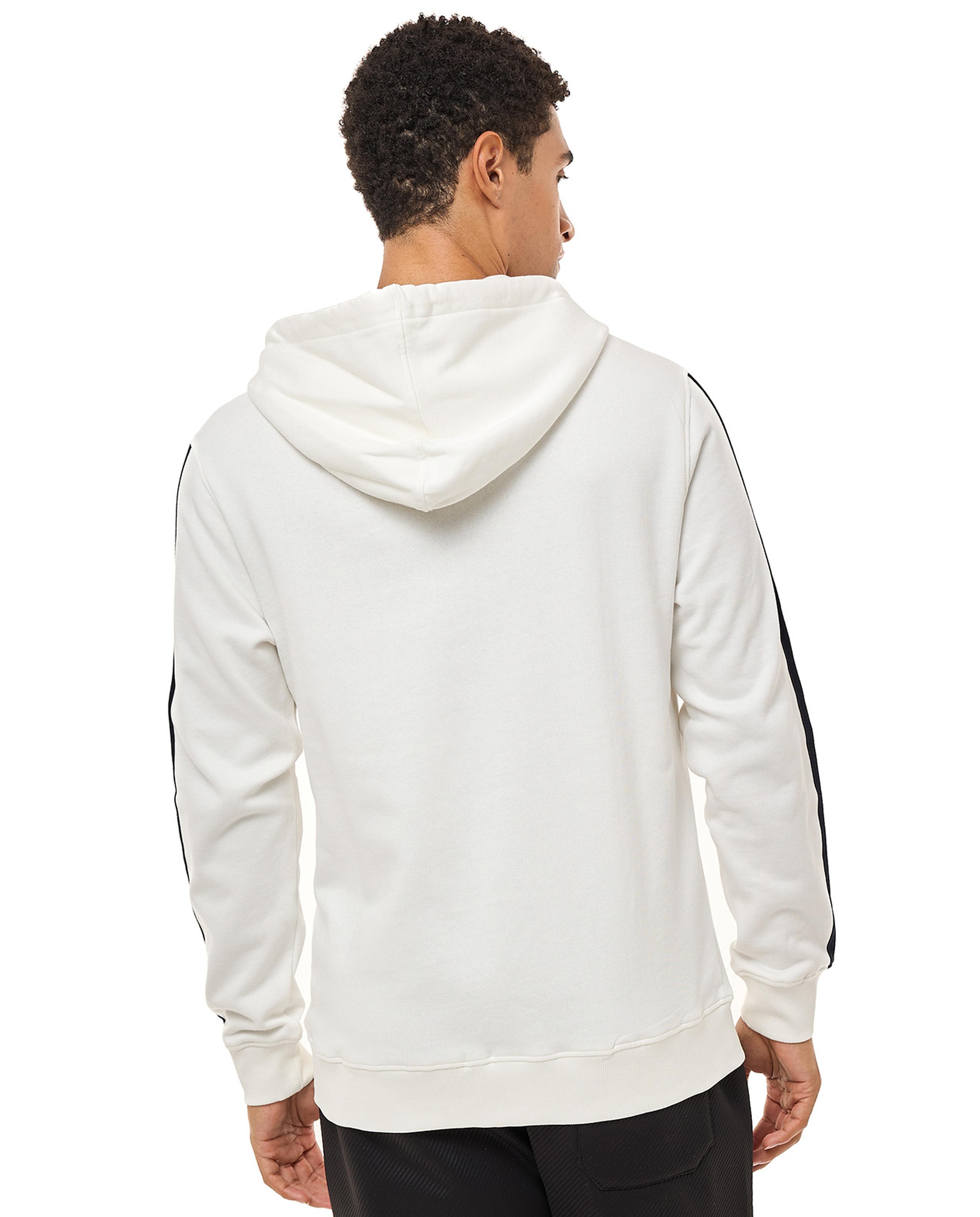 Embroidered Hooded Jacket with Zipper Closure