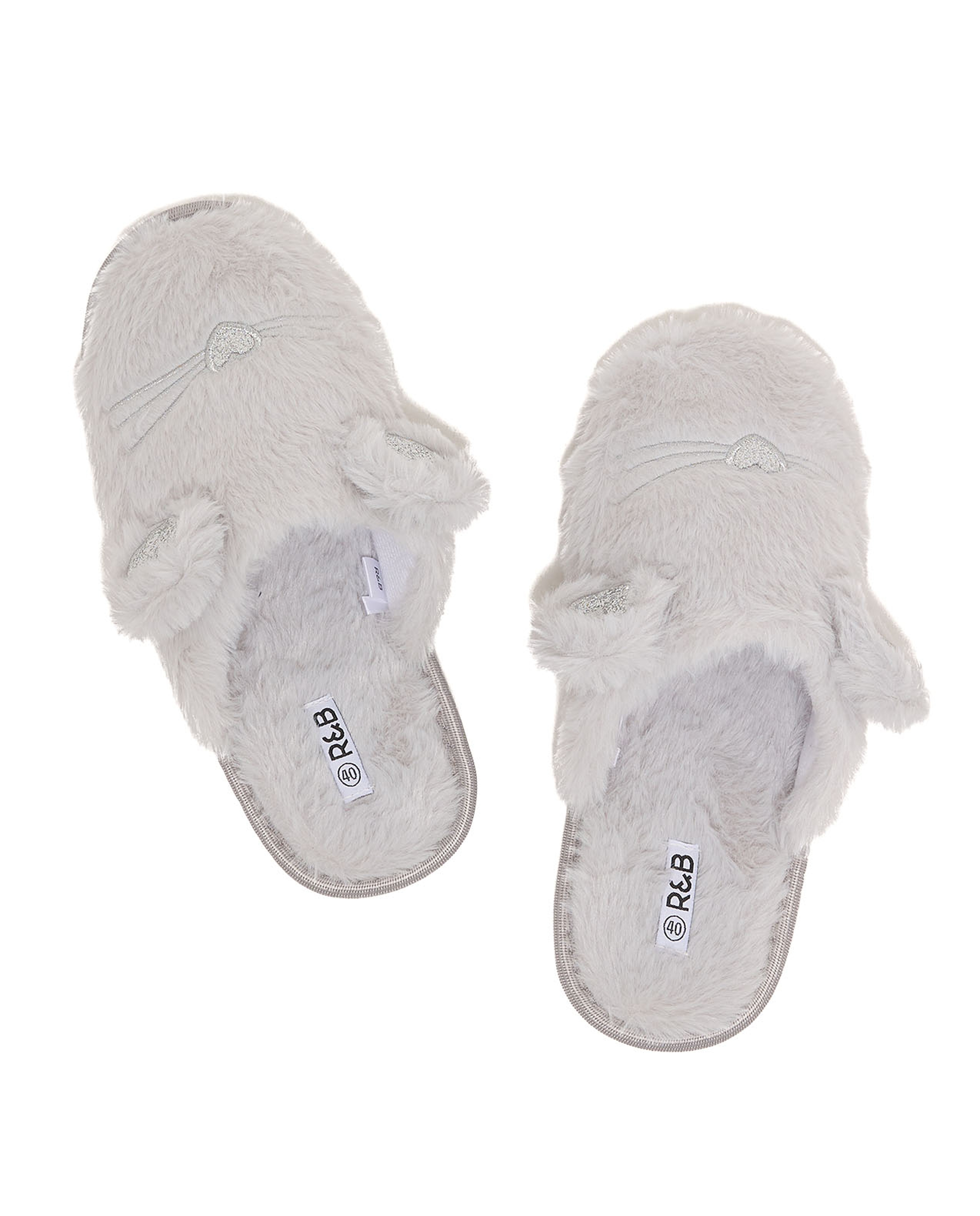 Furry Bedroom Slippers