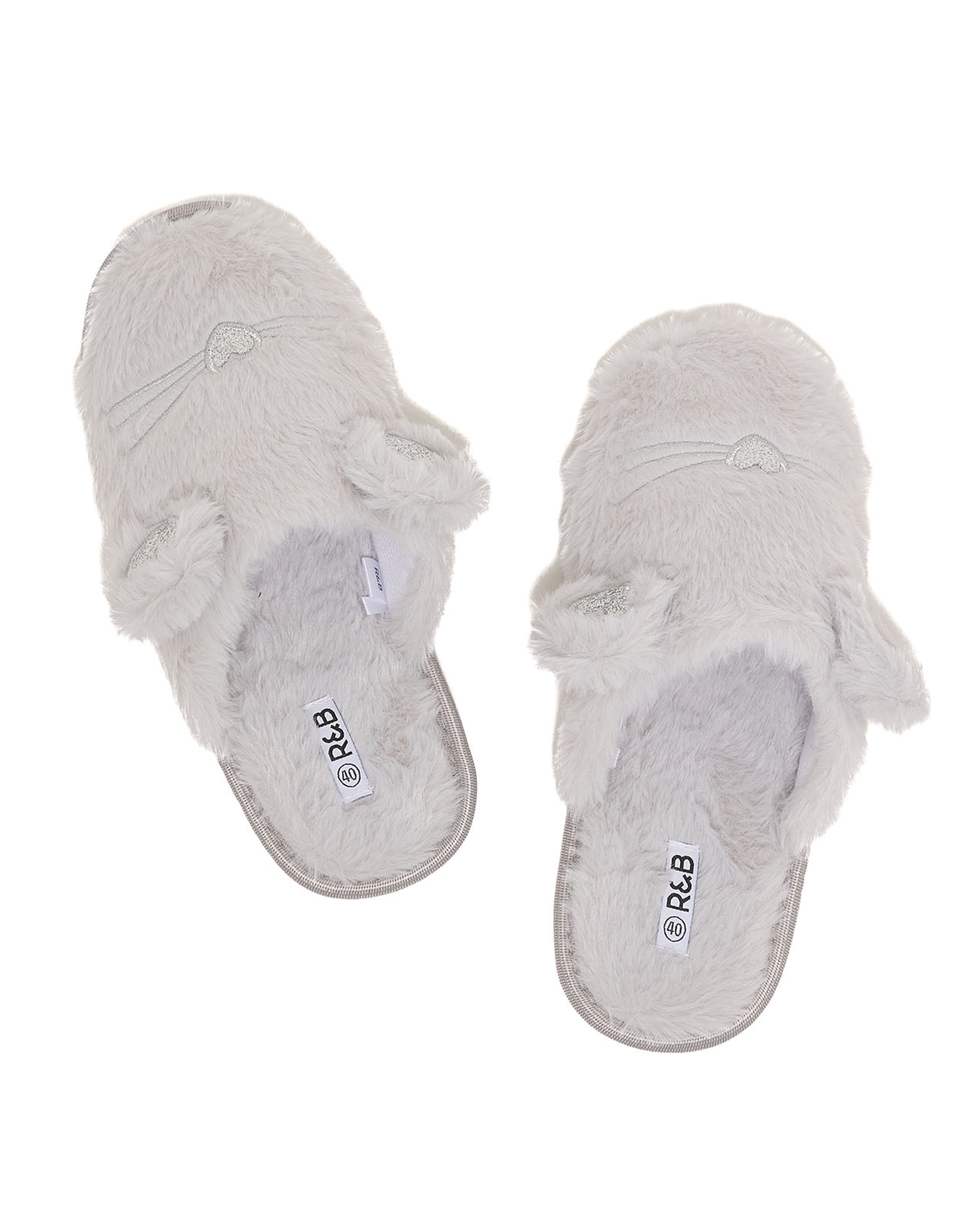 Furry Bedroom Slippers
