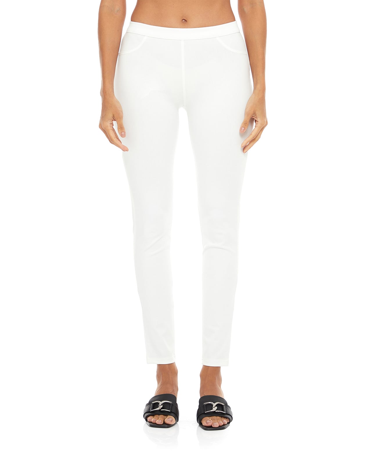 جيغينز سادة بخصر مطاطي