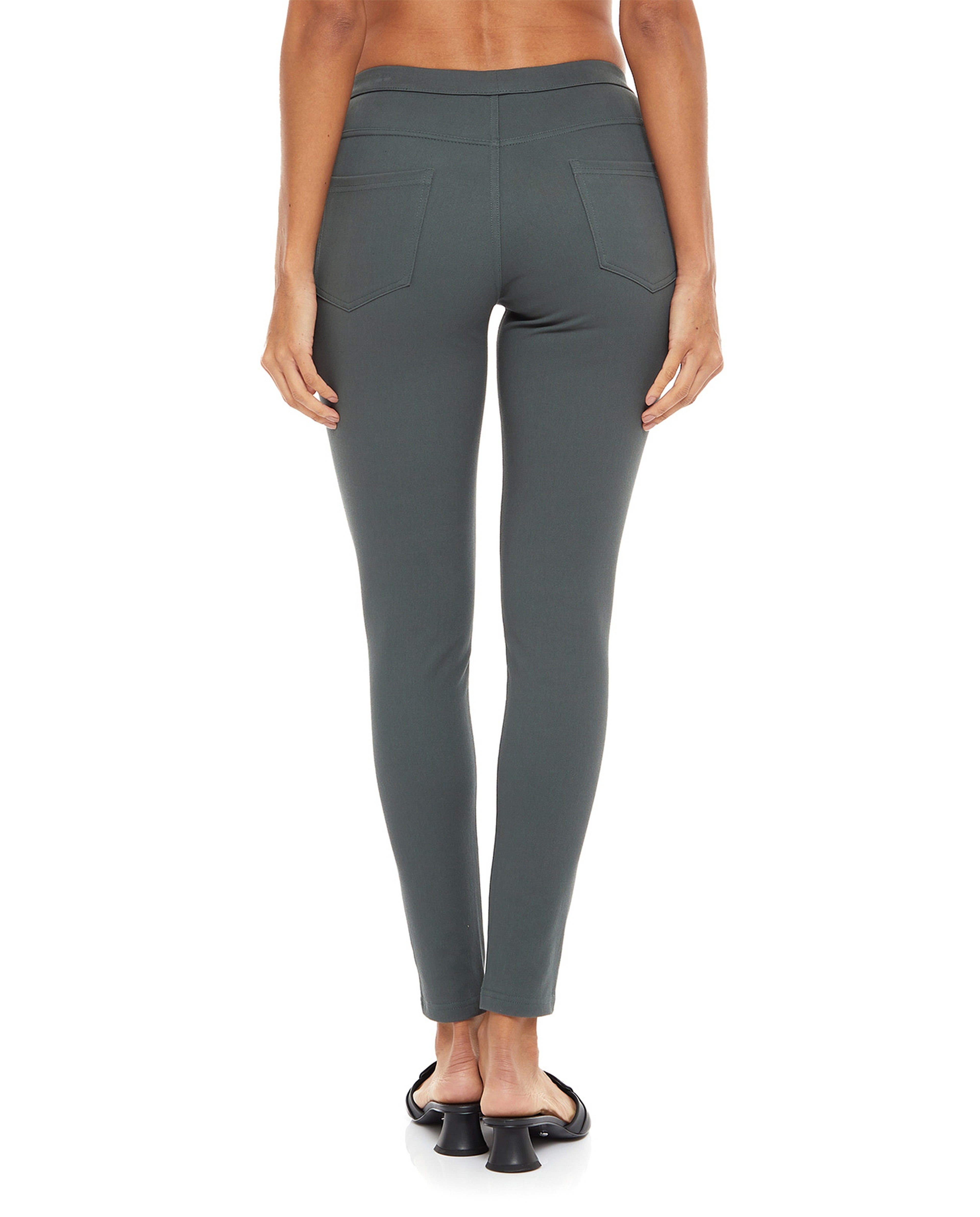 Solid Jeggings with Elastic waist
