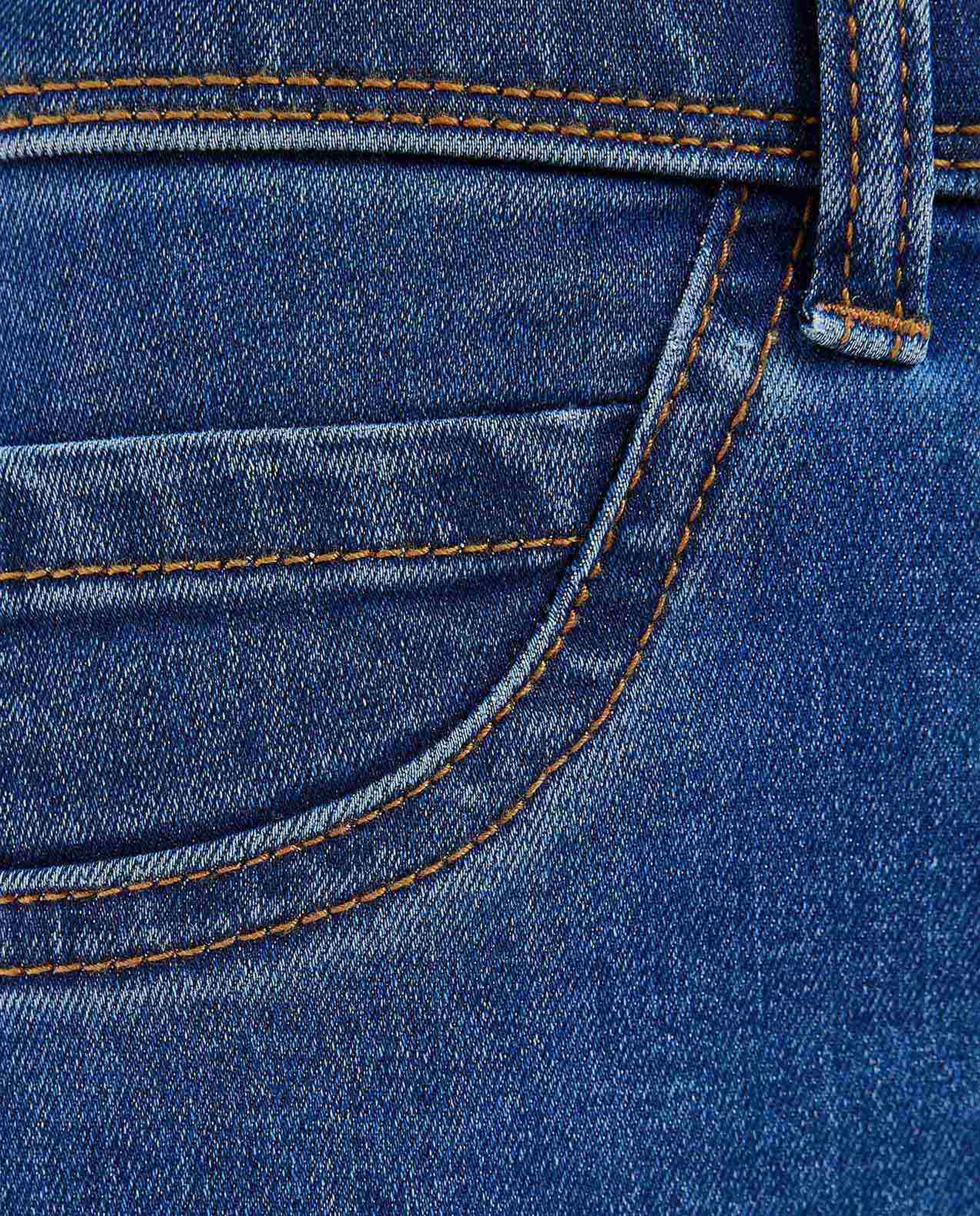 بنطال جيغينز سكيني فيت بخصر مطاطي