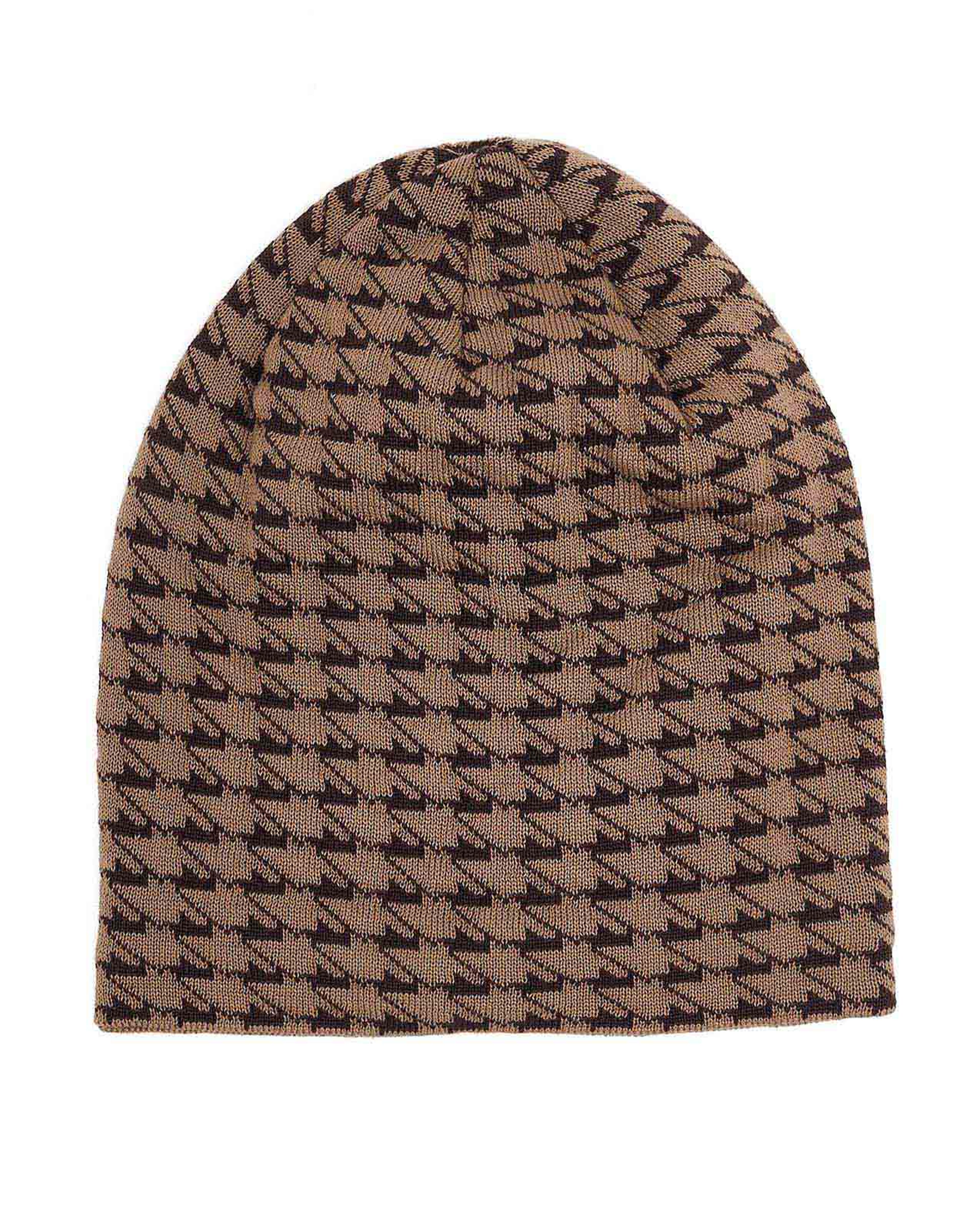 Patterned Knitted Beanie