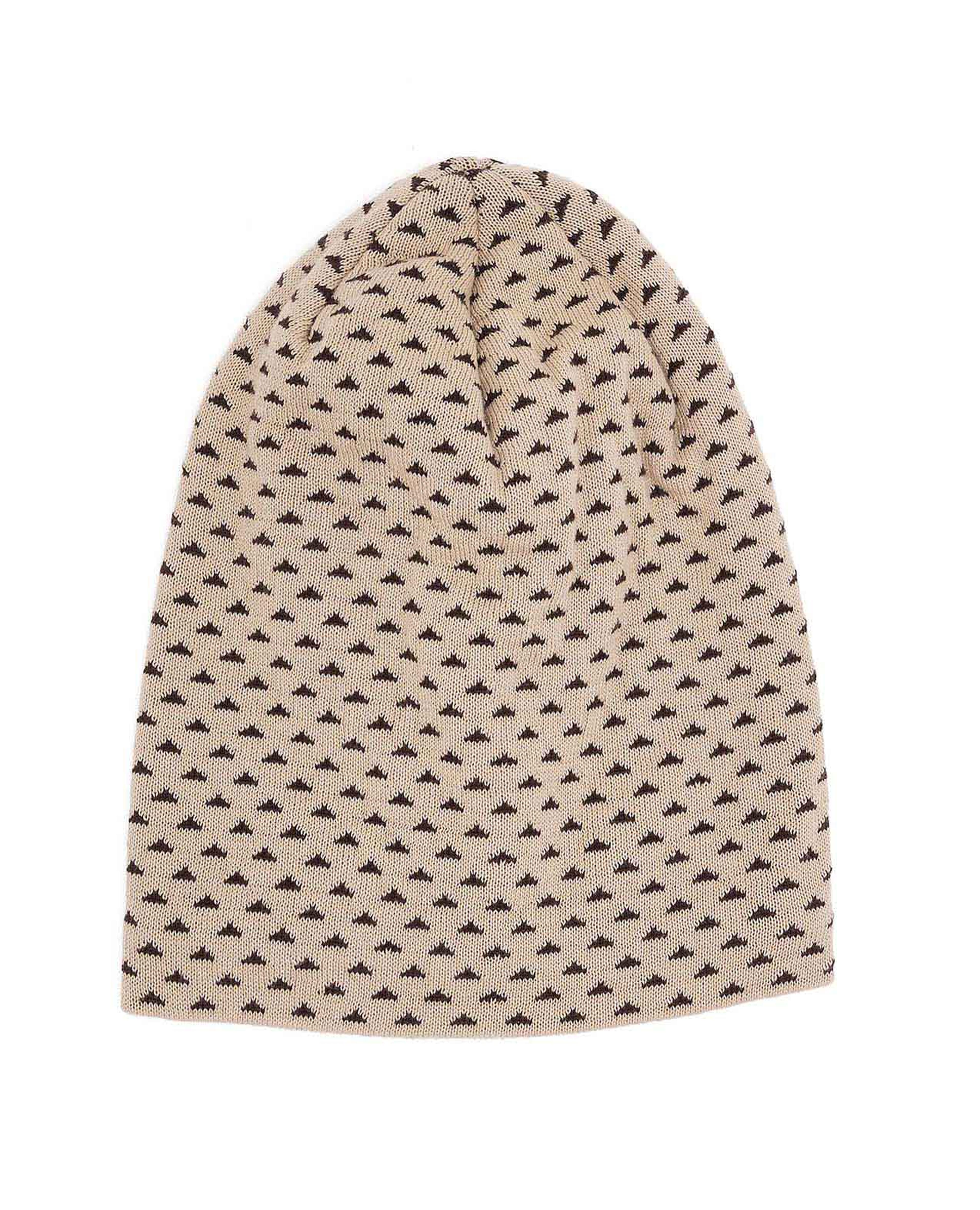 Patterned Knitted Beanie