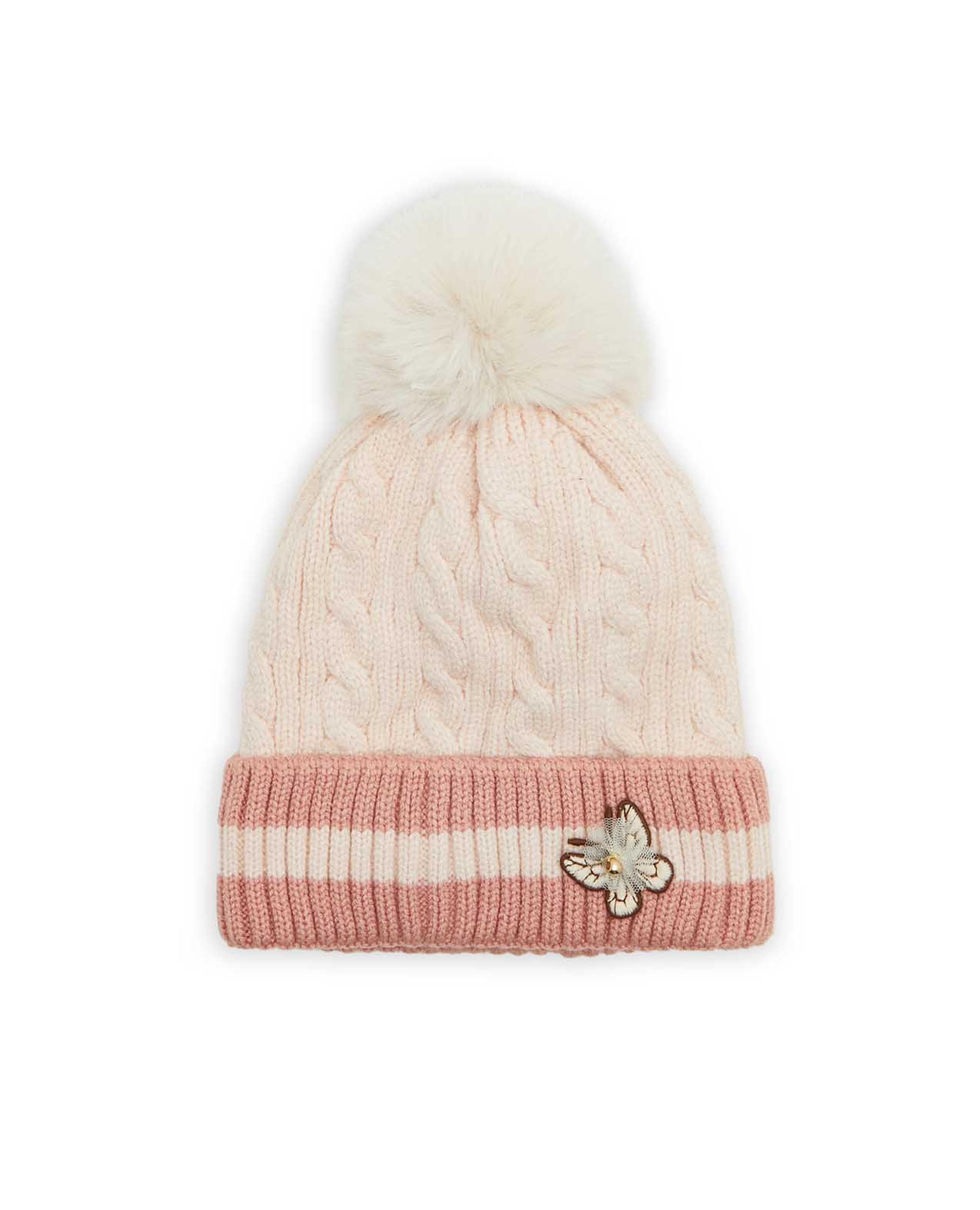 Cable Knit Beanie Cap