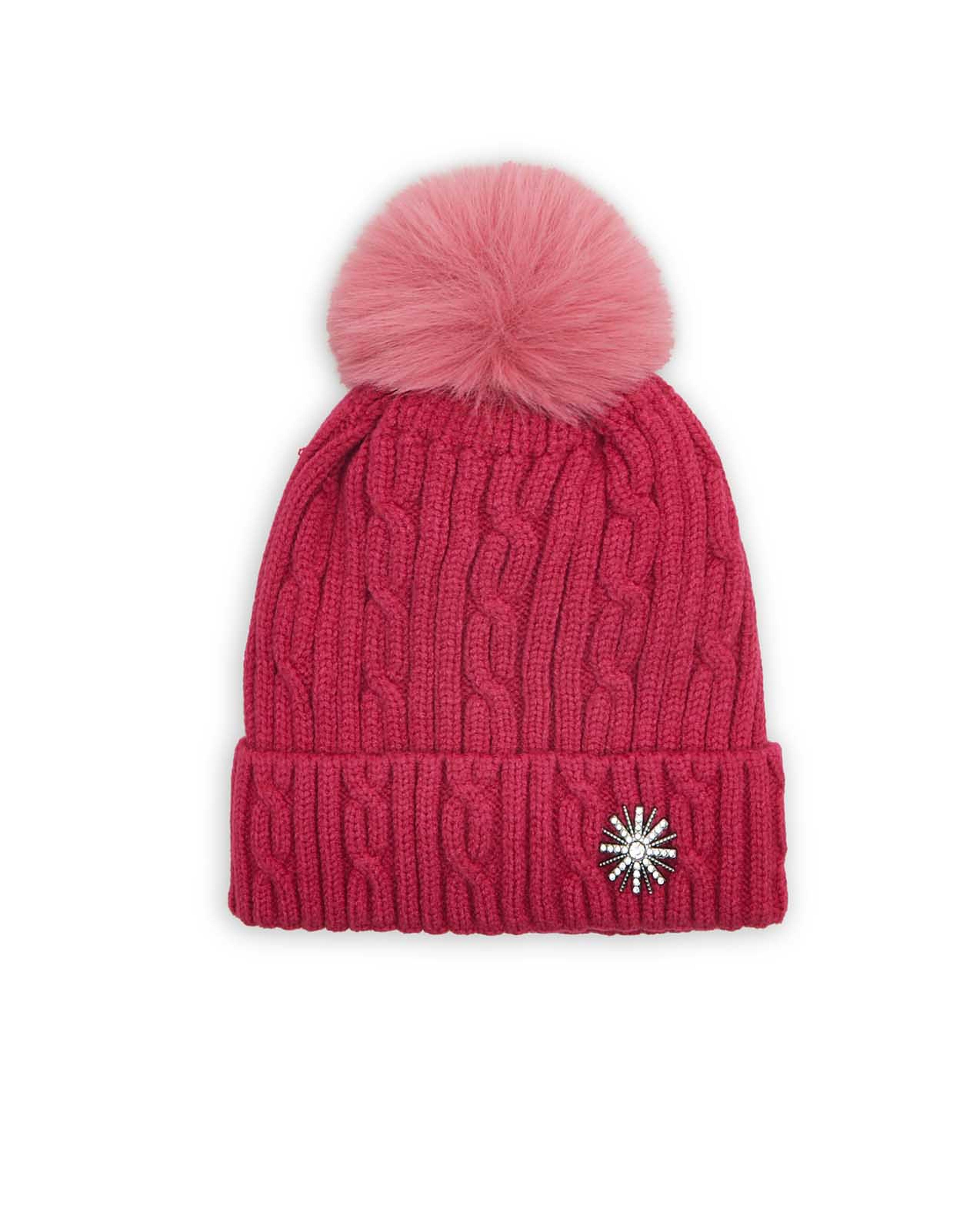 Cable Knit Beanie Cap