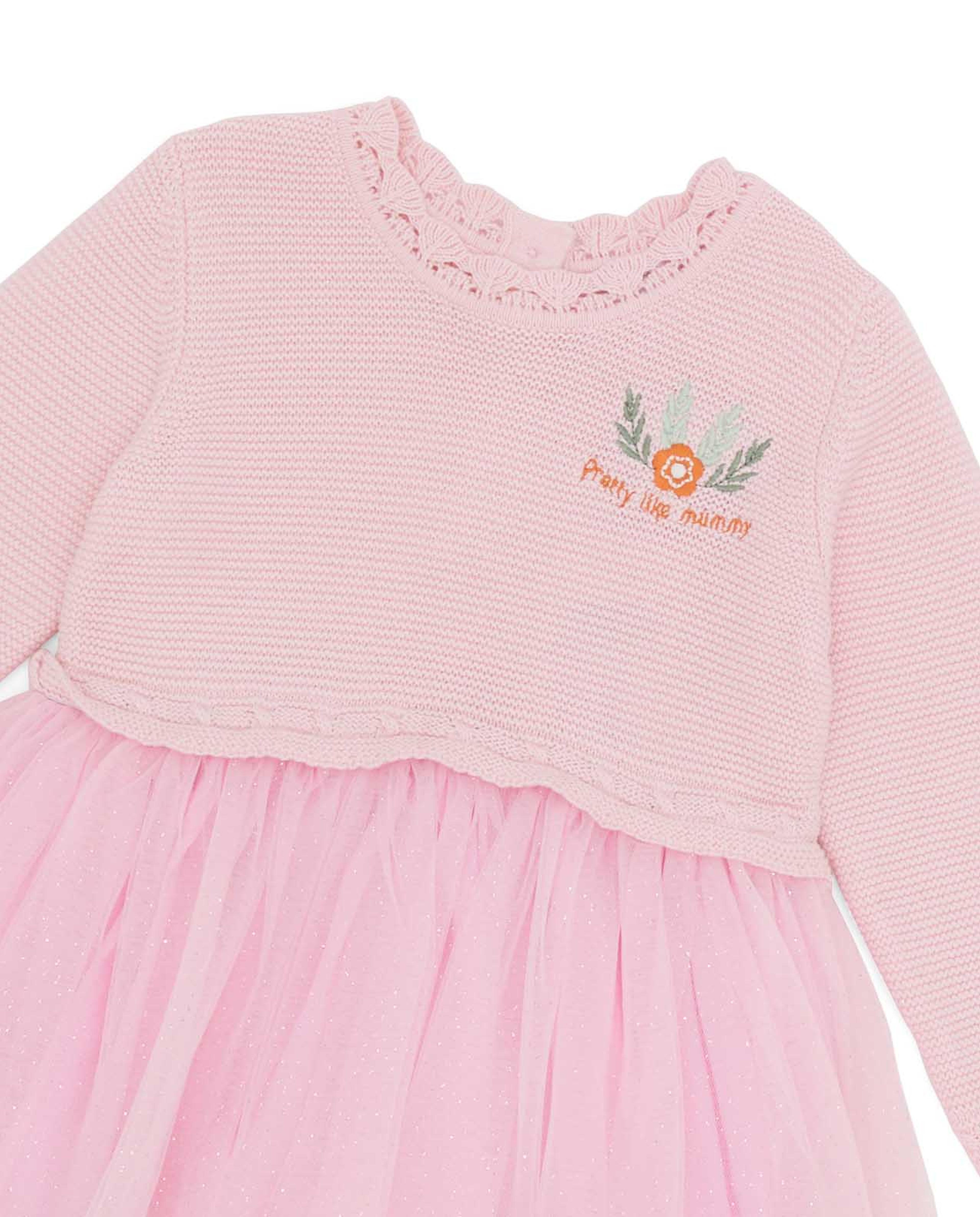 فستان فيت اند فلير منسوج