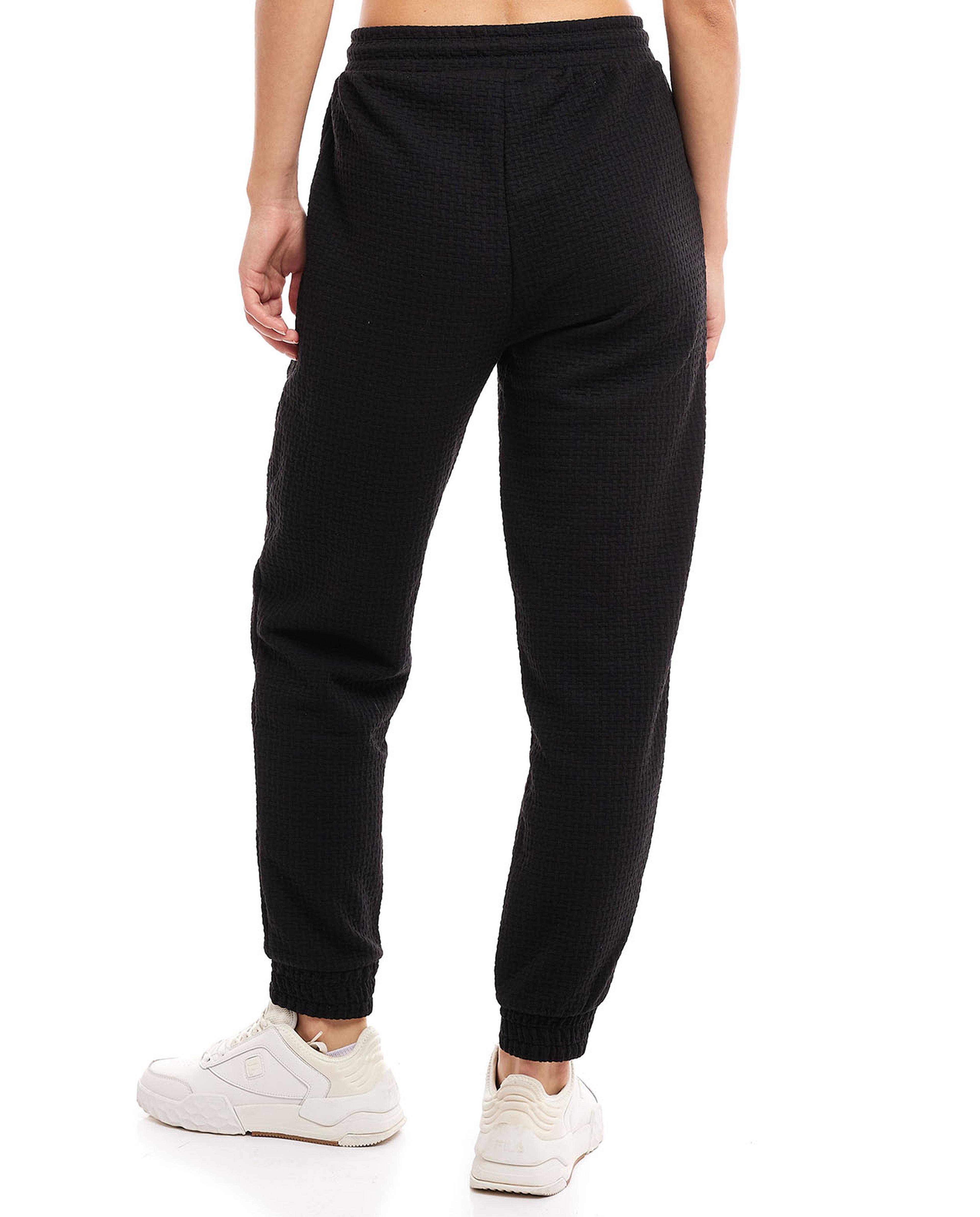 Solid Joggers with Drawstring Waist