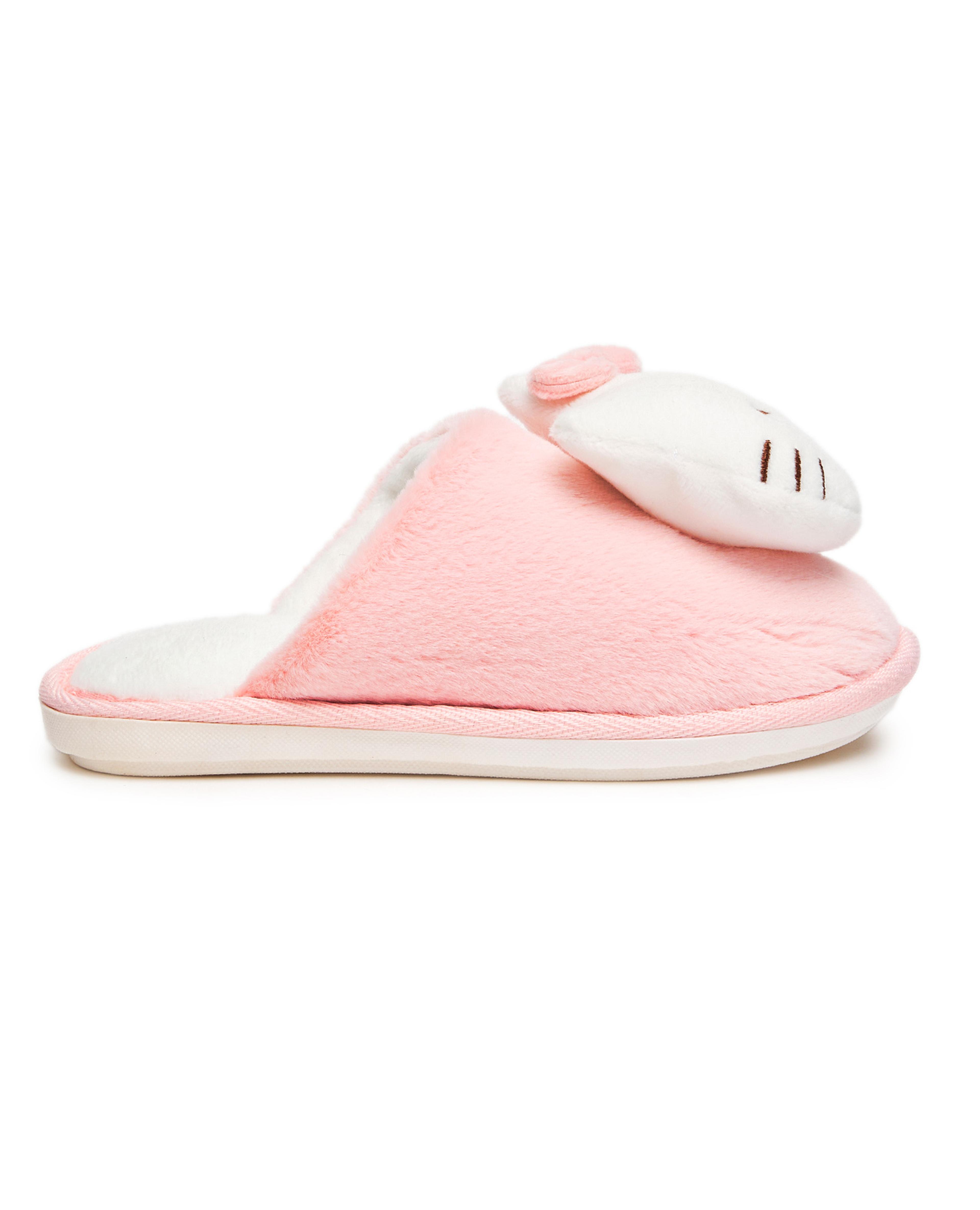 شبشب نوم بطبعة هالو كيتي