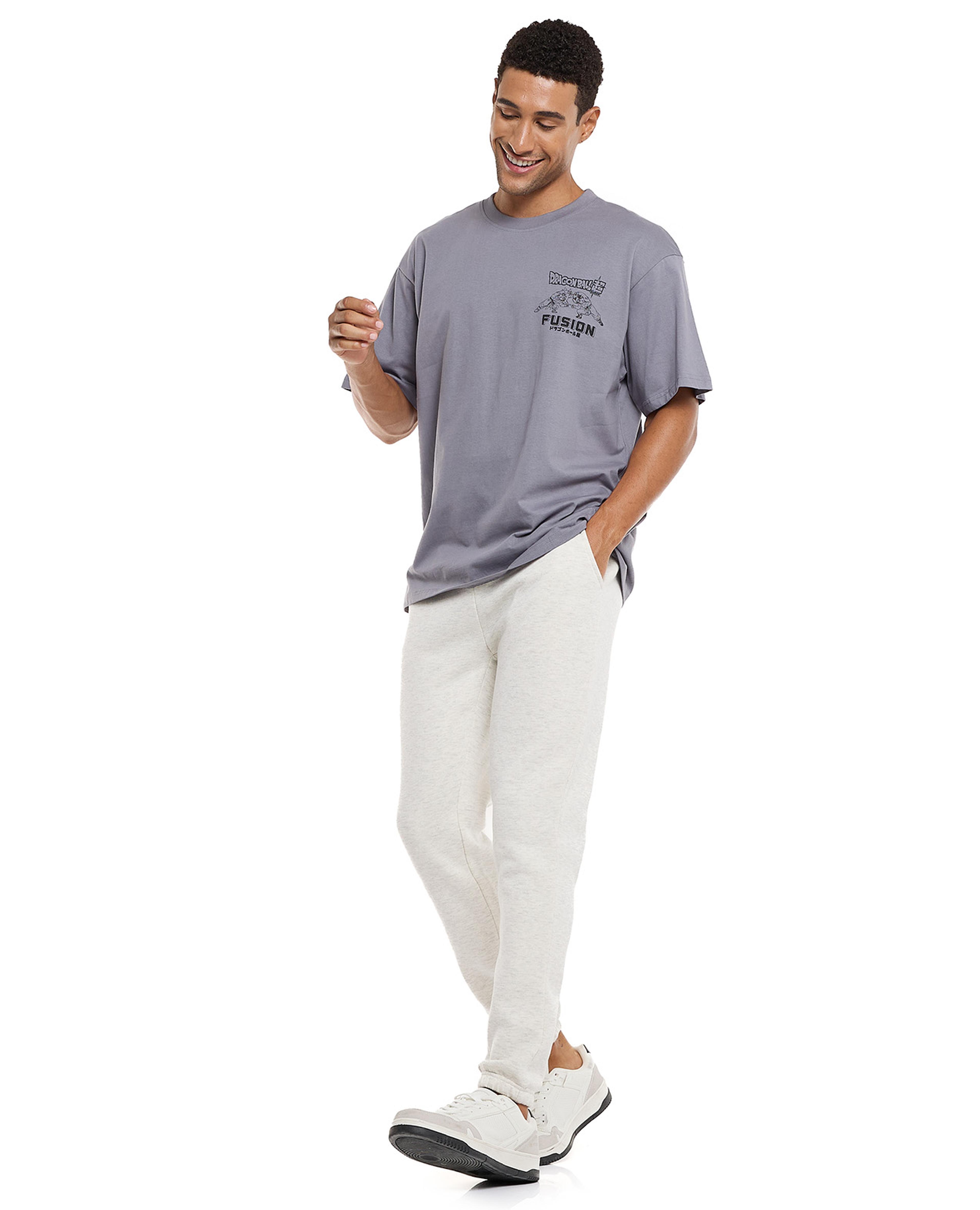 Solid Joggers with Drawstring Waist