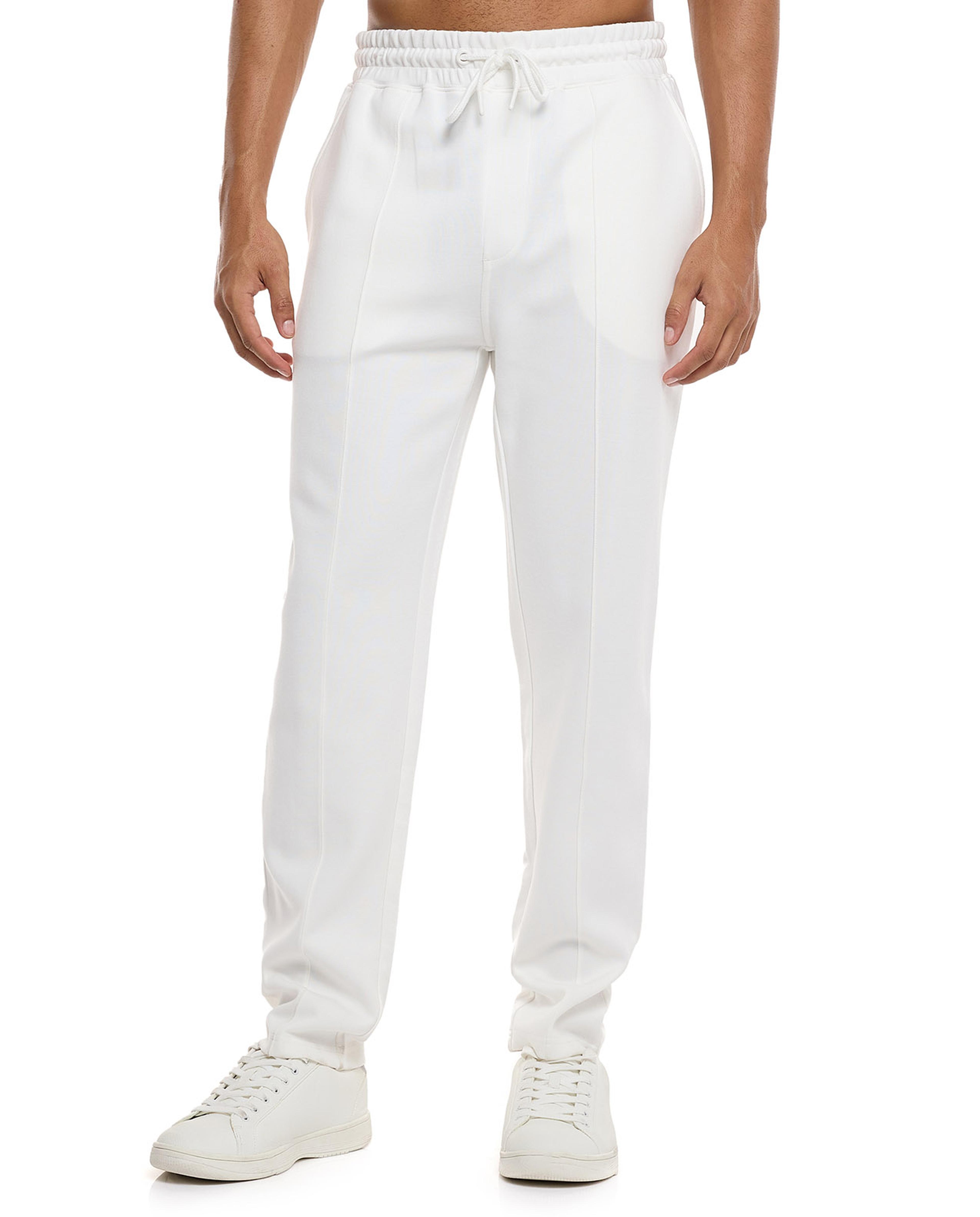 Solid Sweatpants with Drawstring Waist