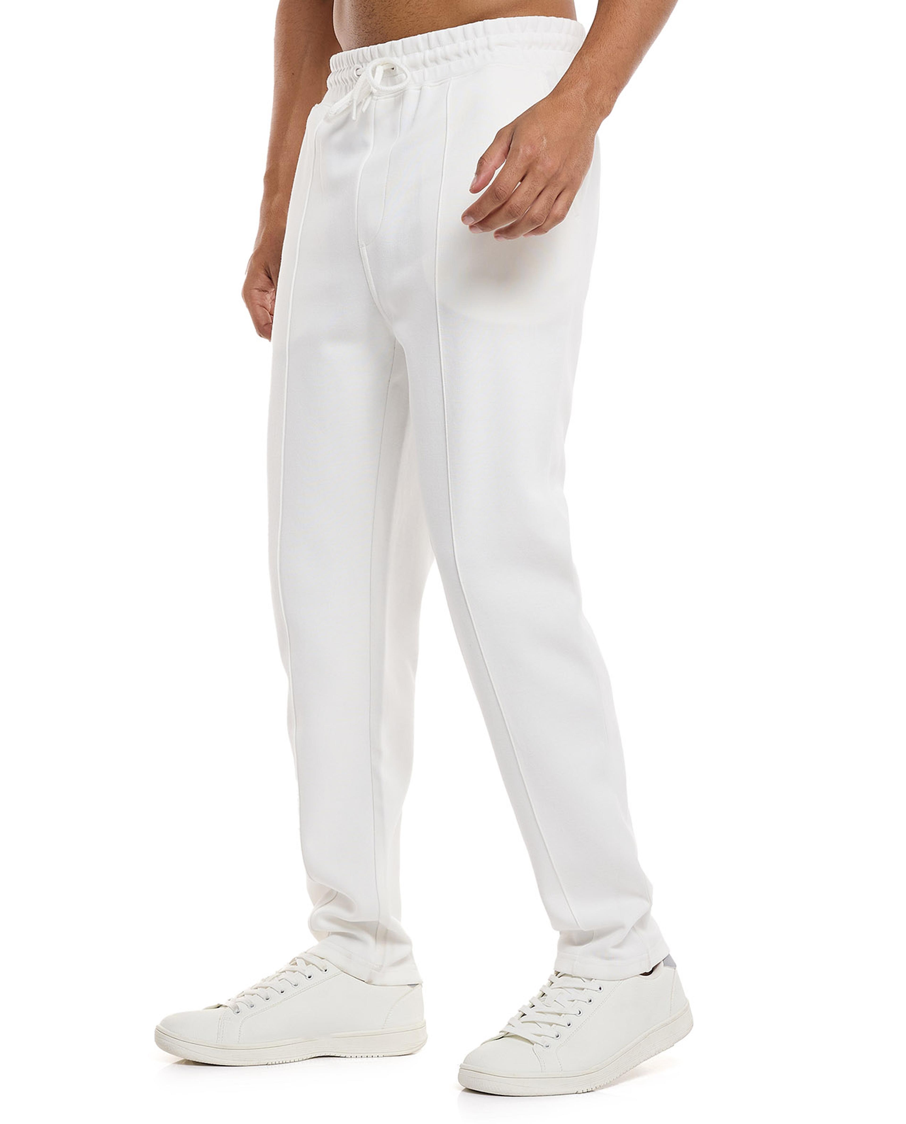 Solid Sweatpants with Drawstring Waist