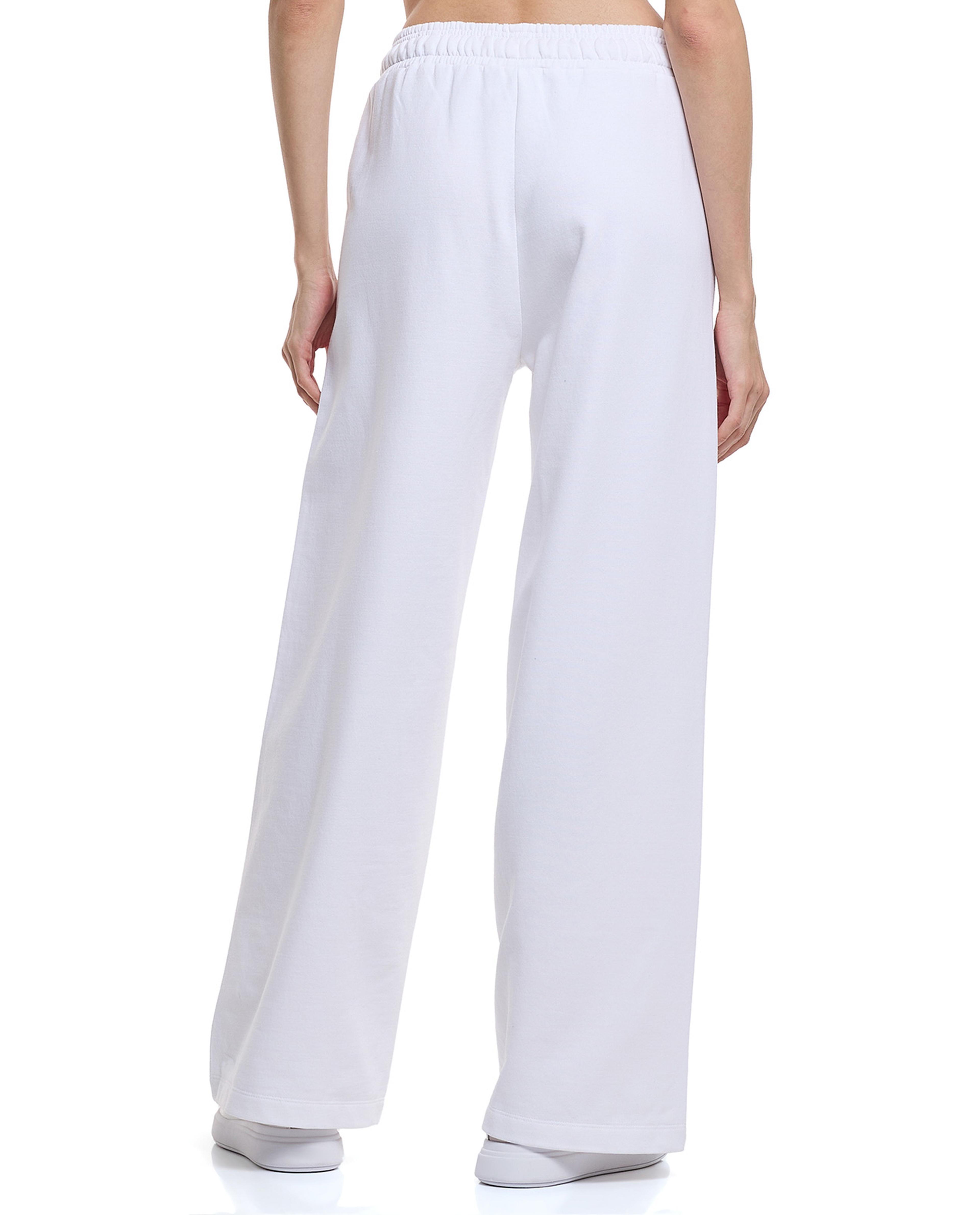 Stitch Print Sweatpants with Elastic Waist