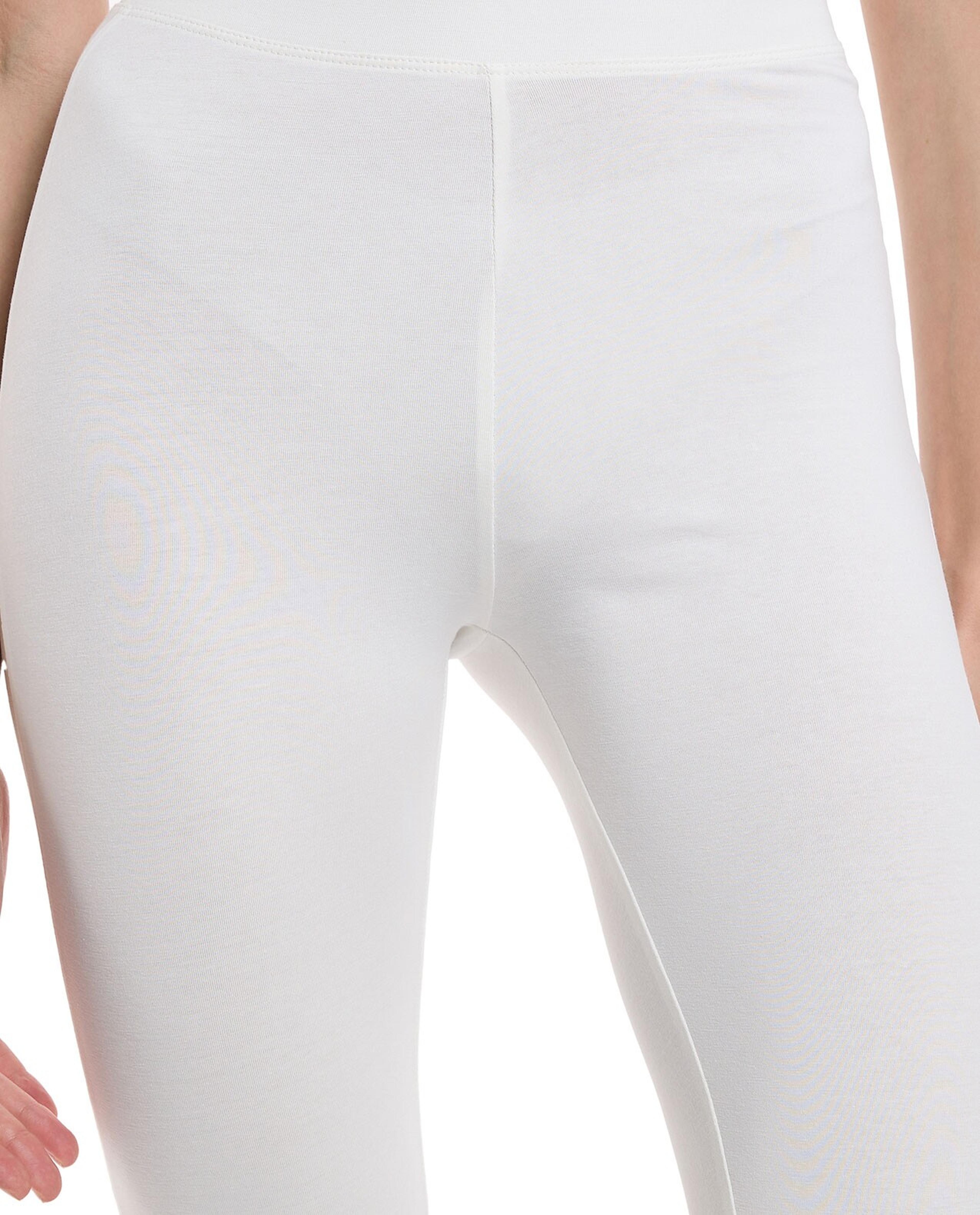 ليقنز سادة بطول 3/4 وخصر مطاطي