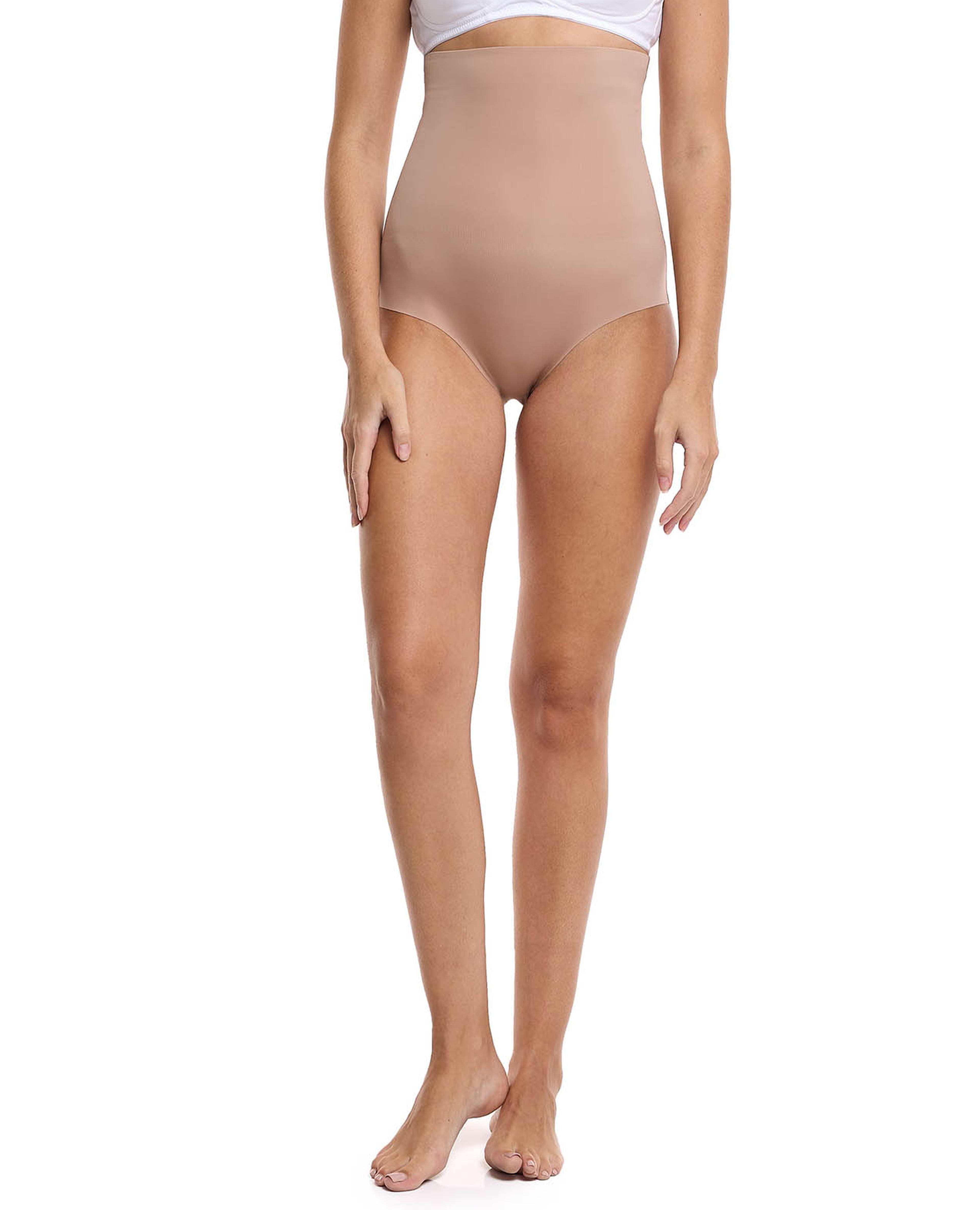 Solid High Waist Shaper Brief