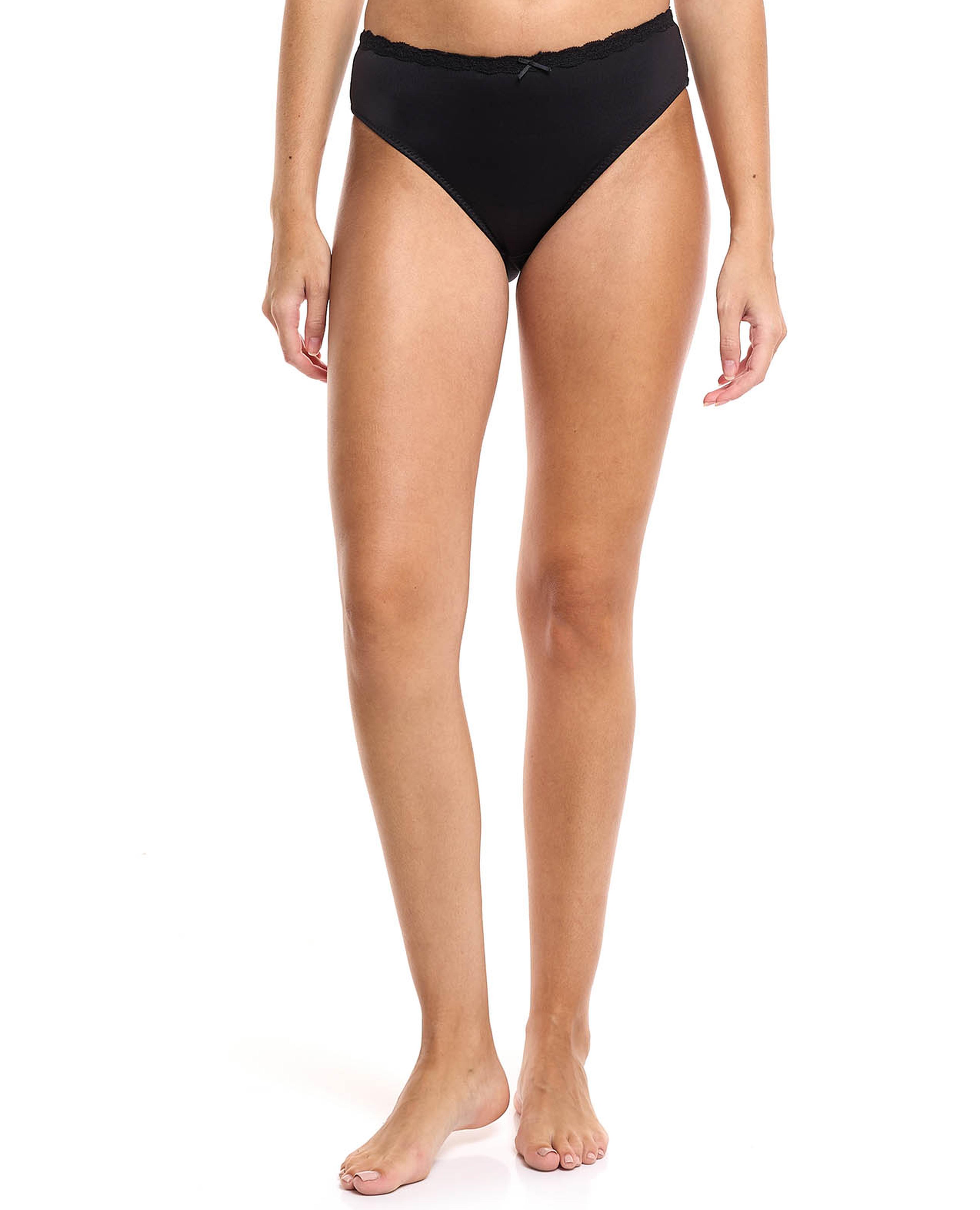 Lace Trim Bikini Brief