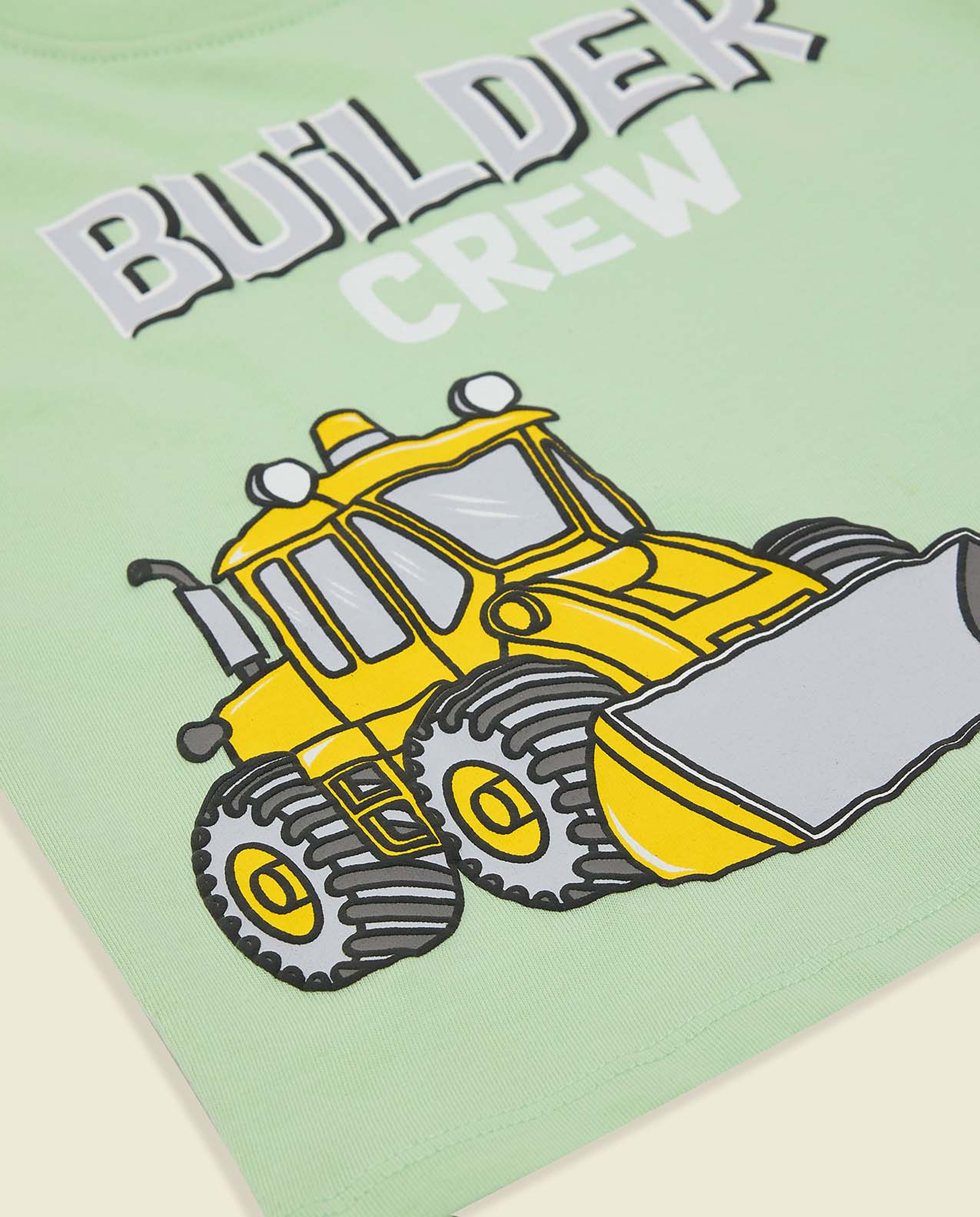 Graphic Print T-Shirt with Crew Neck and Short Sleeves