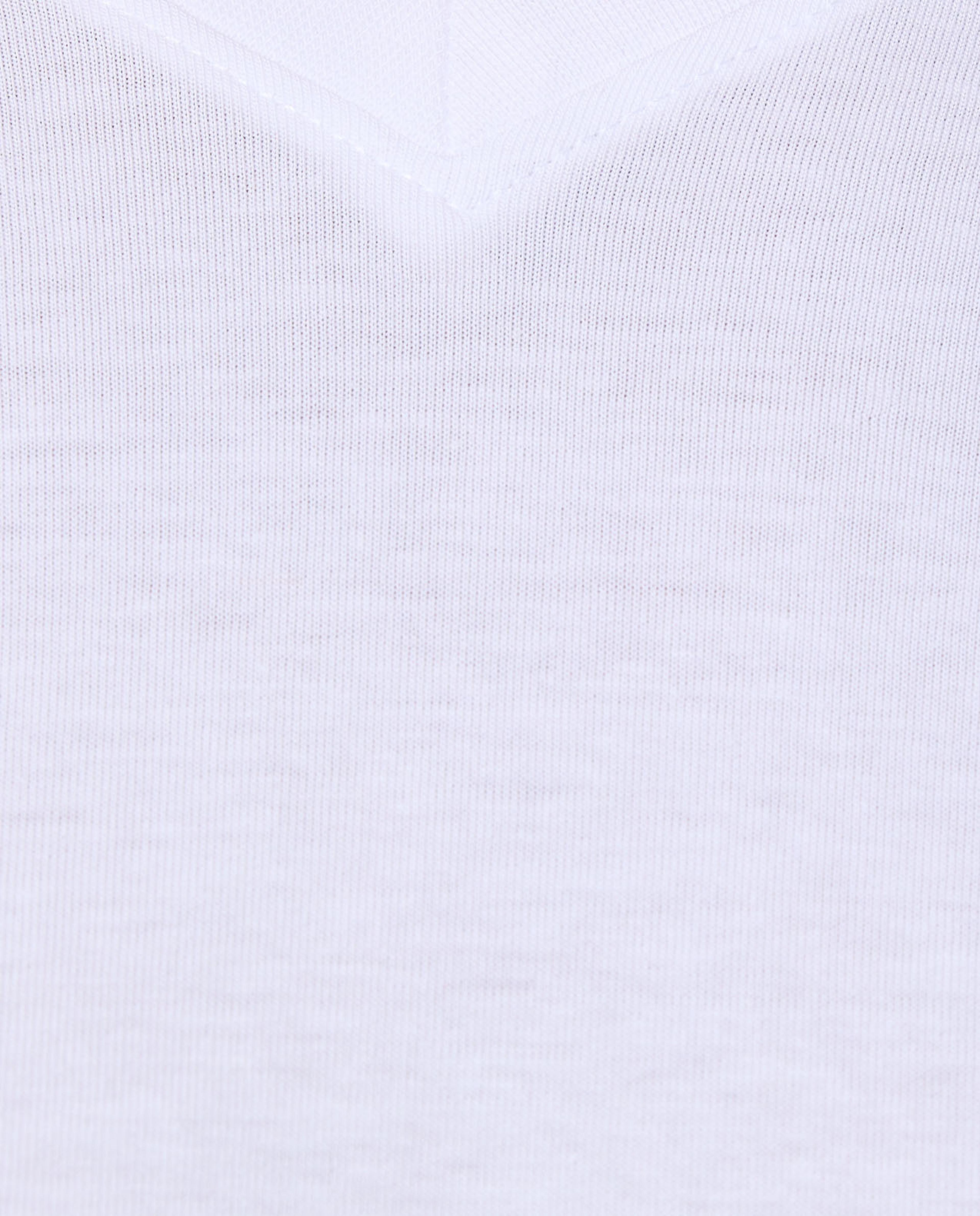 Solid T-Shirt With V-Neck And Short Sleeves