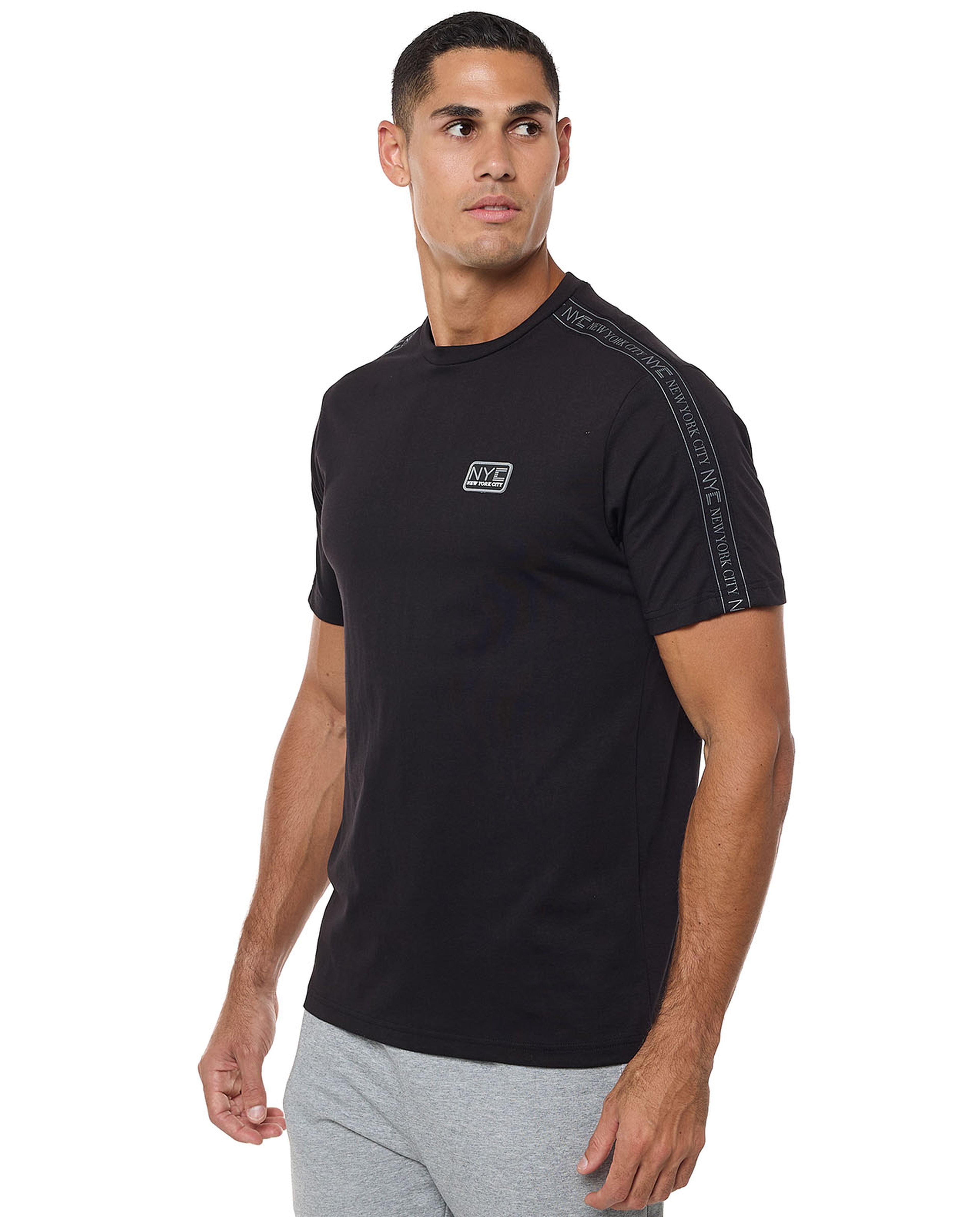 Printed Detail T-Shirt With Crew Neck And Short Sleeves