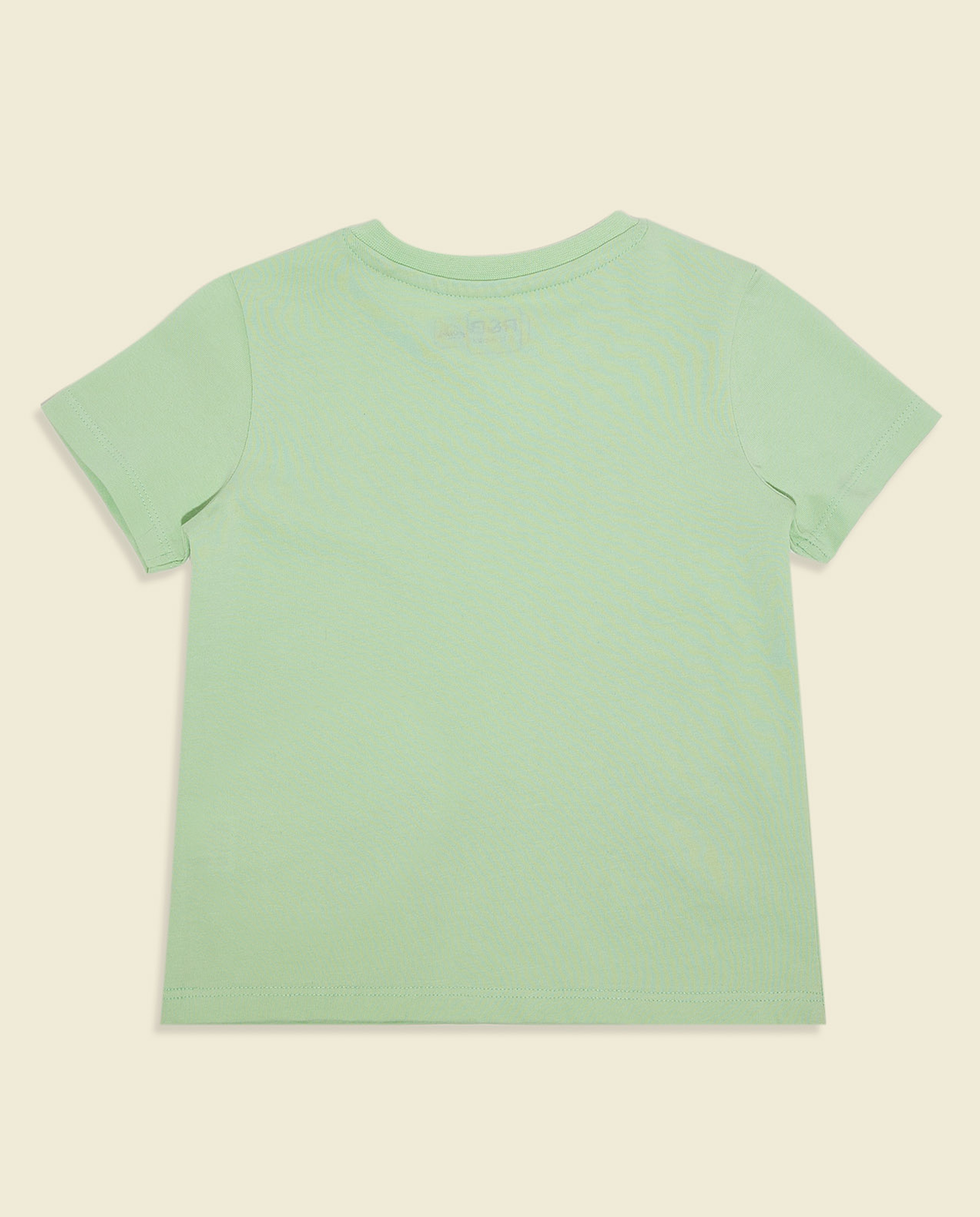 Graphic Print T-Shirt with Crew Neck and Short Sleeves