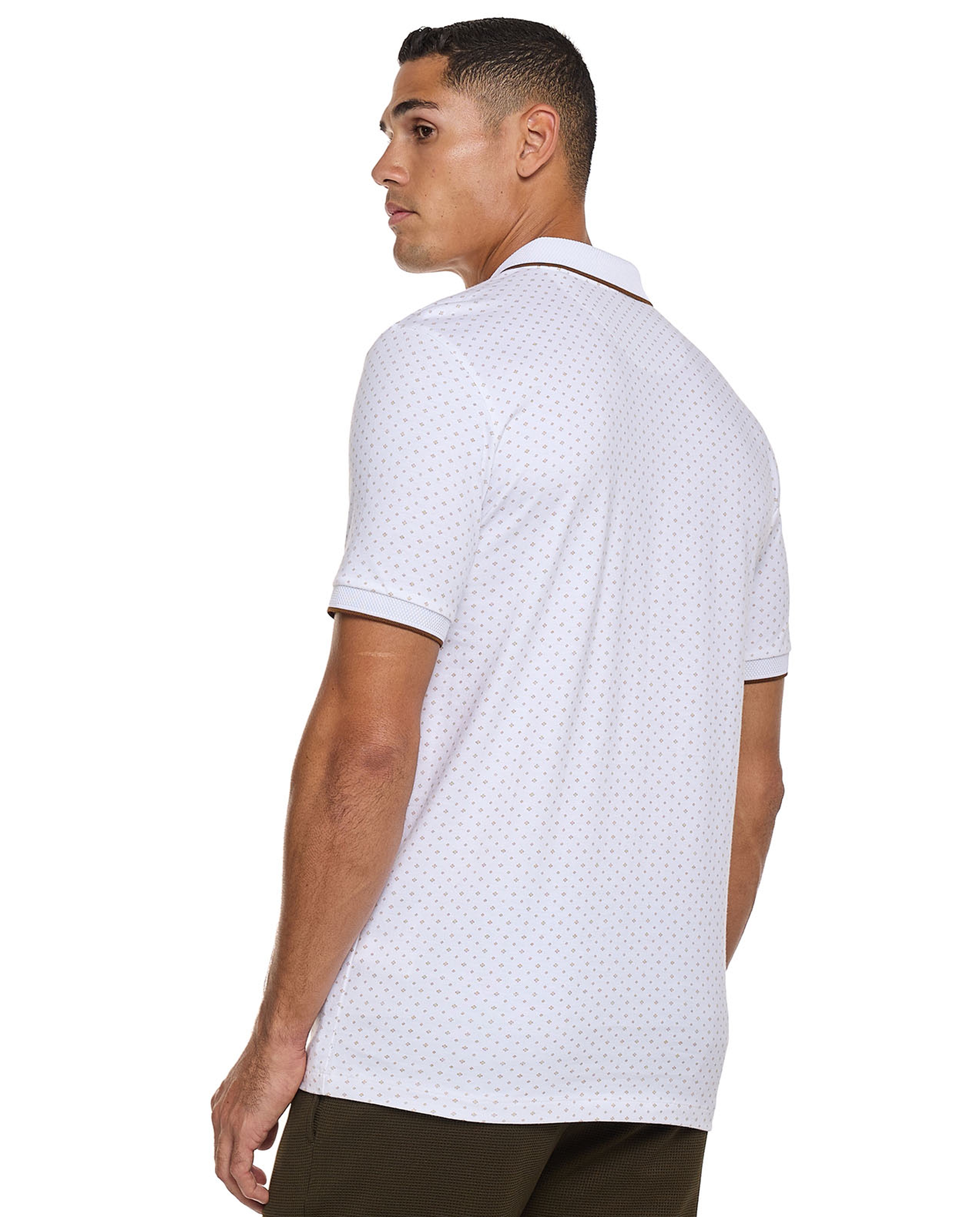 Printed Polo T-Shirt With Short Sleeves
