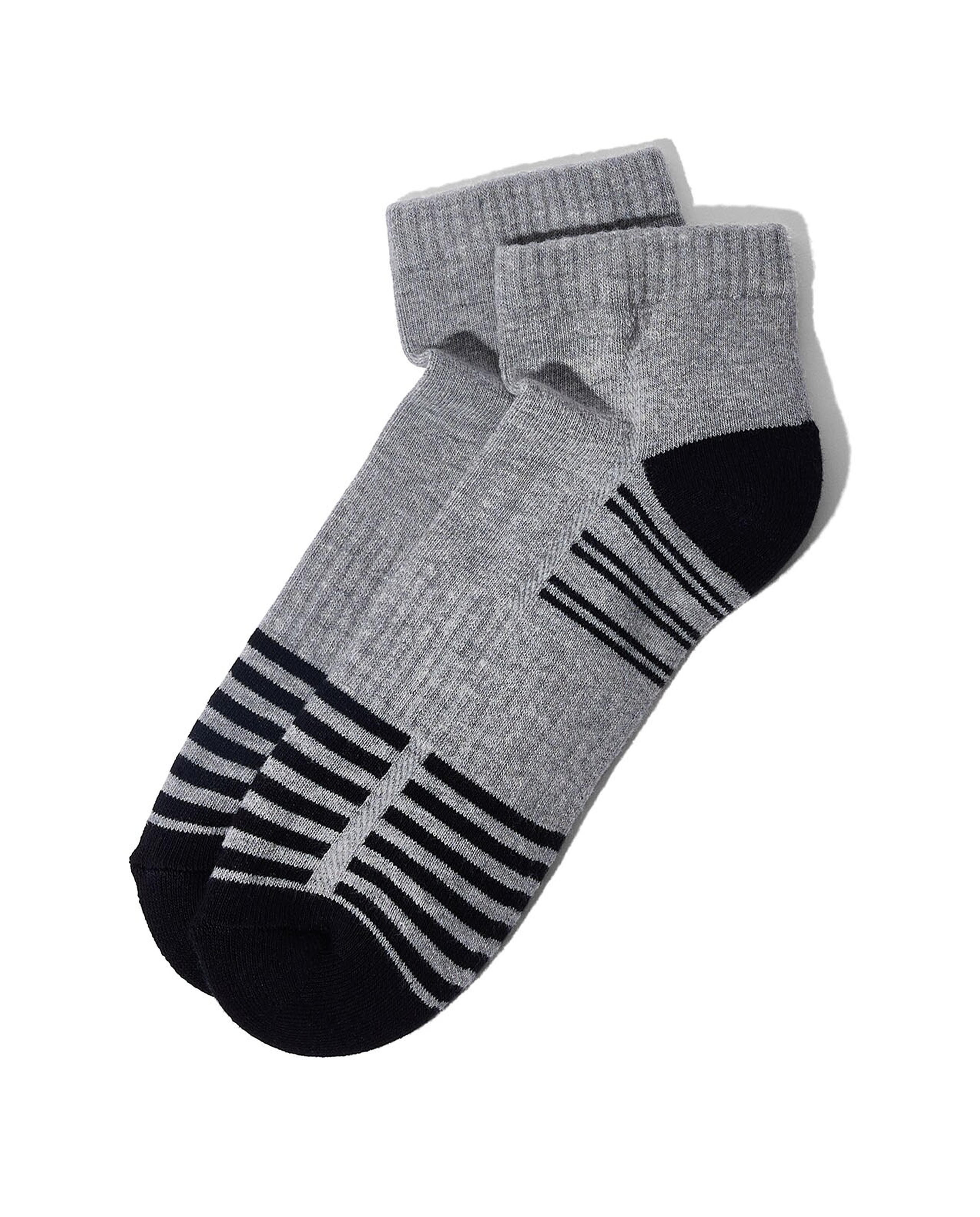 3 Pack Striped Ankle Socks