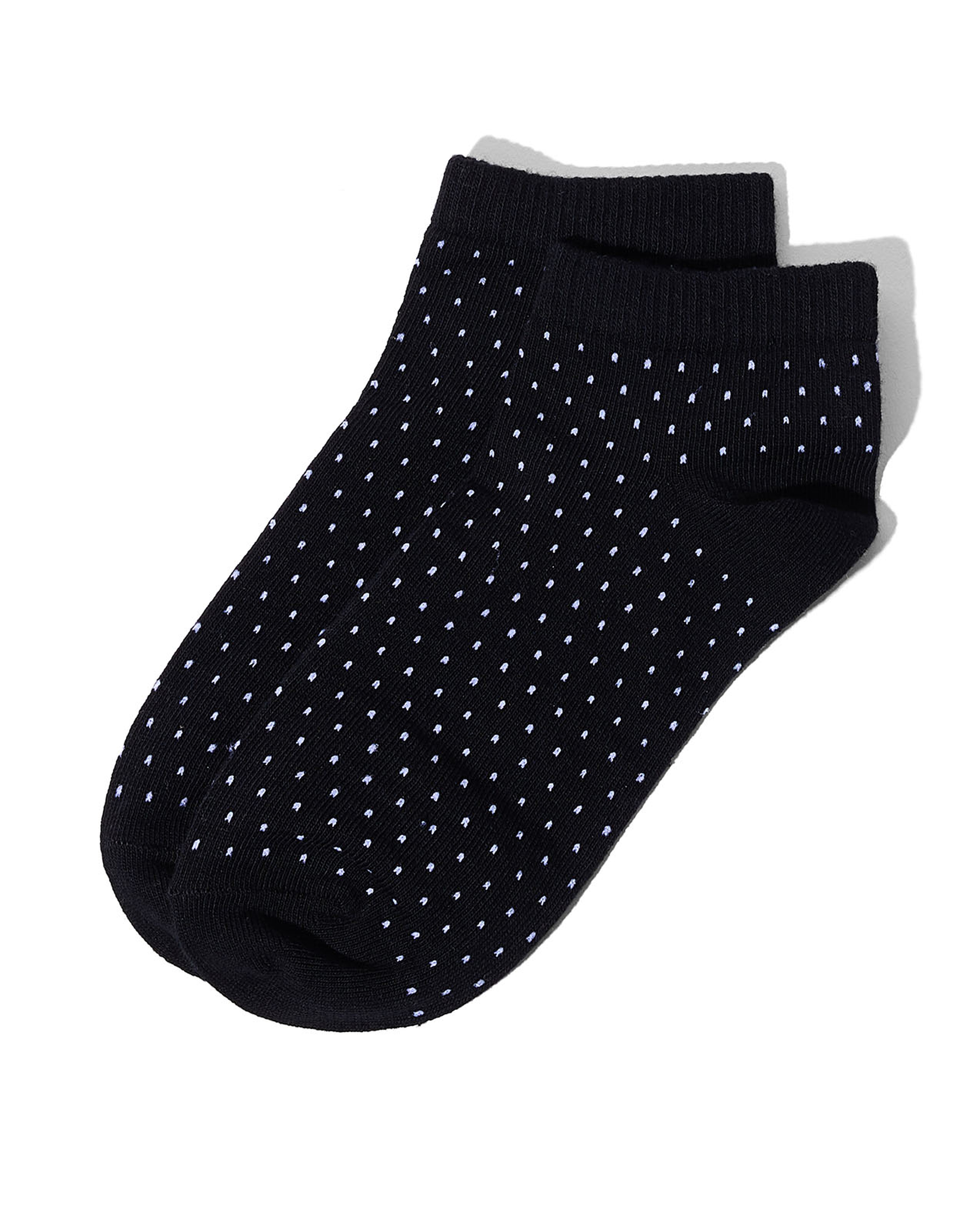 جوارب بطول الكاحل بطبعة - 3 أزواج