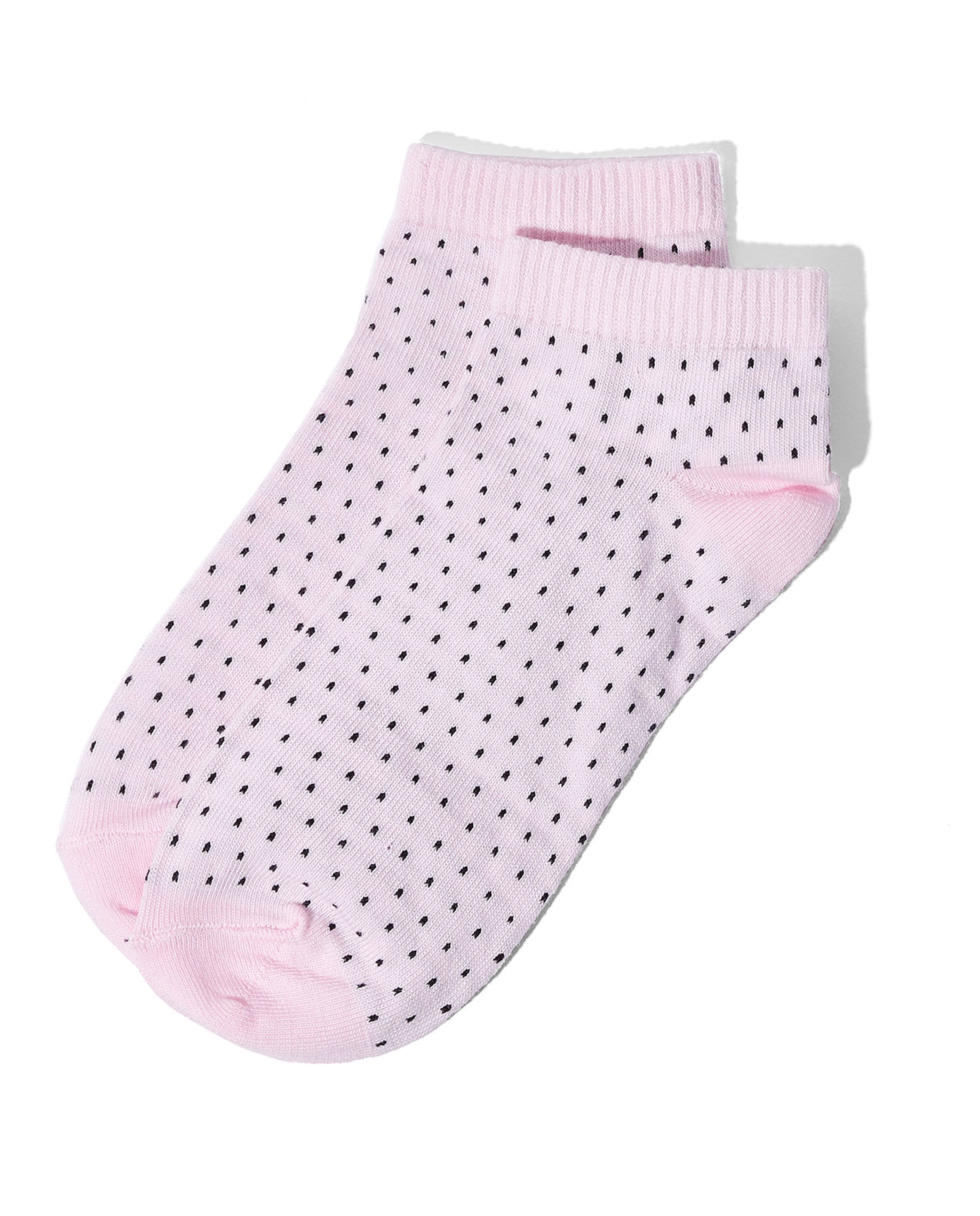 جوارب بطول الكاحل بطبعة - 3 أزواج