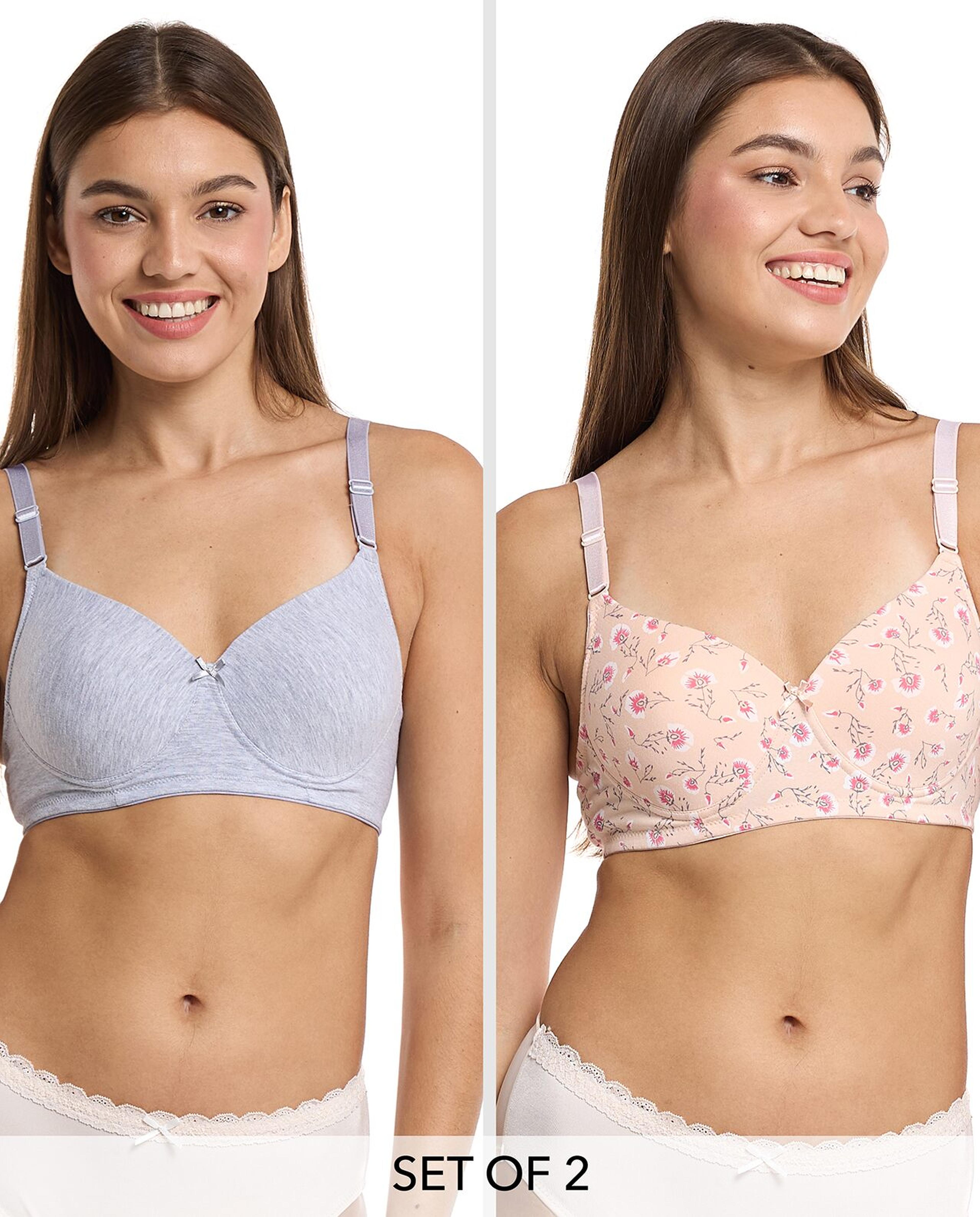 2 Pack T-Shirt Bras