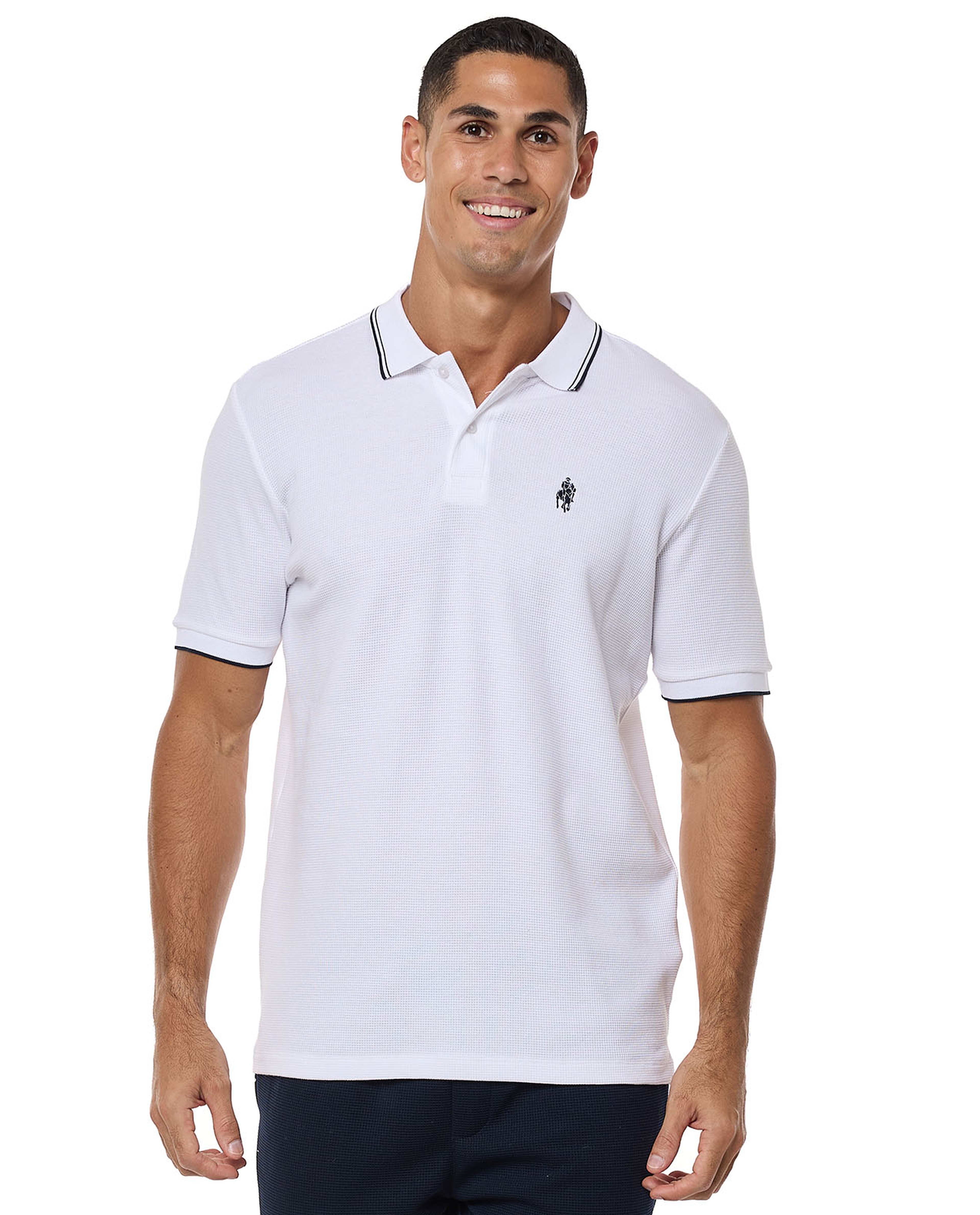 Logo Detail Polo T-Shirt With Short Sleeves