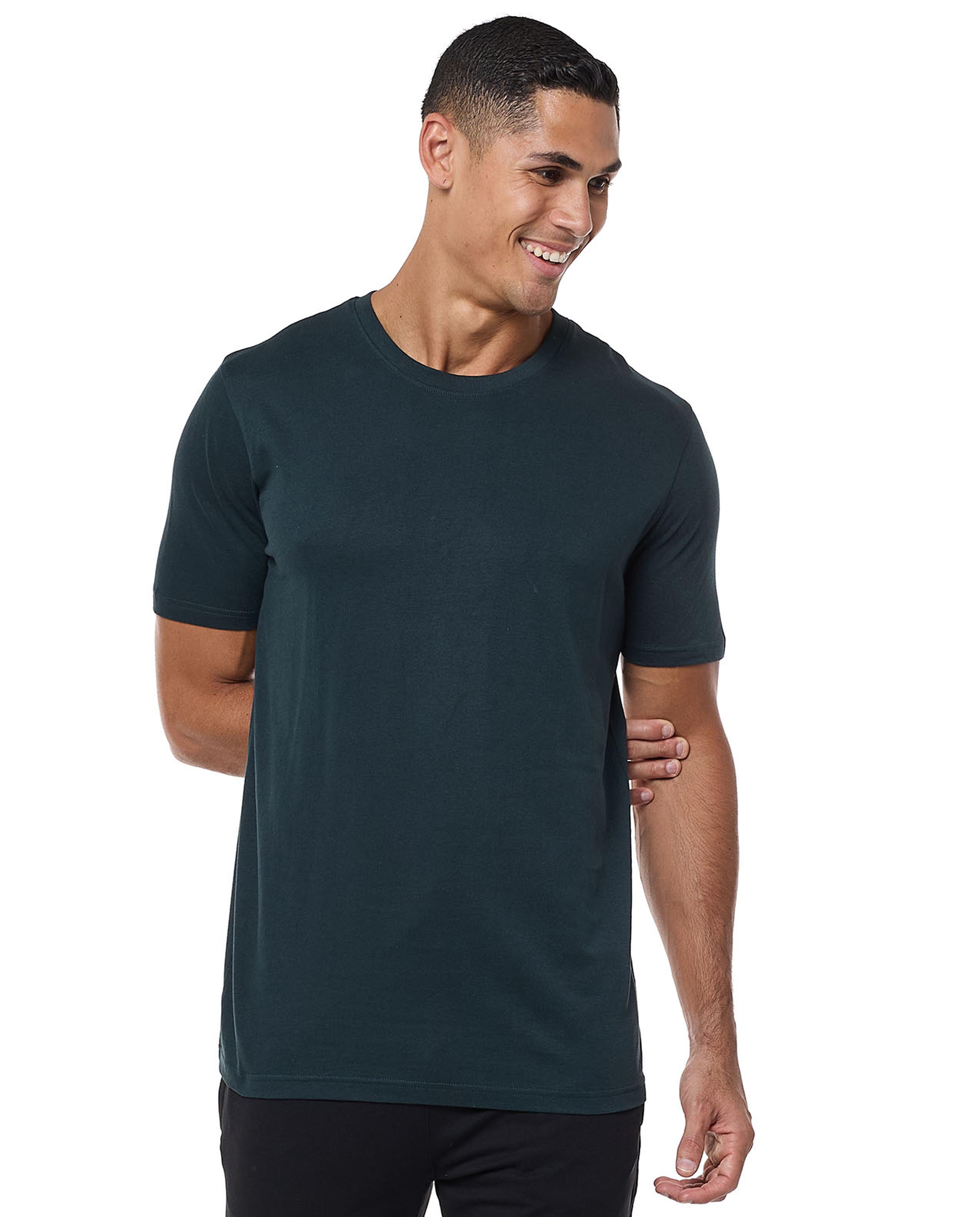 Solid T-Shirt With Crew Neck And Short Sleeves