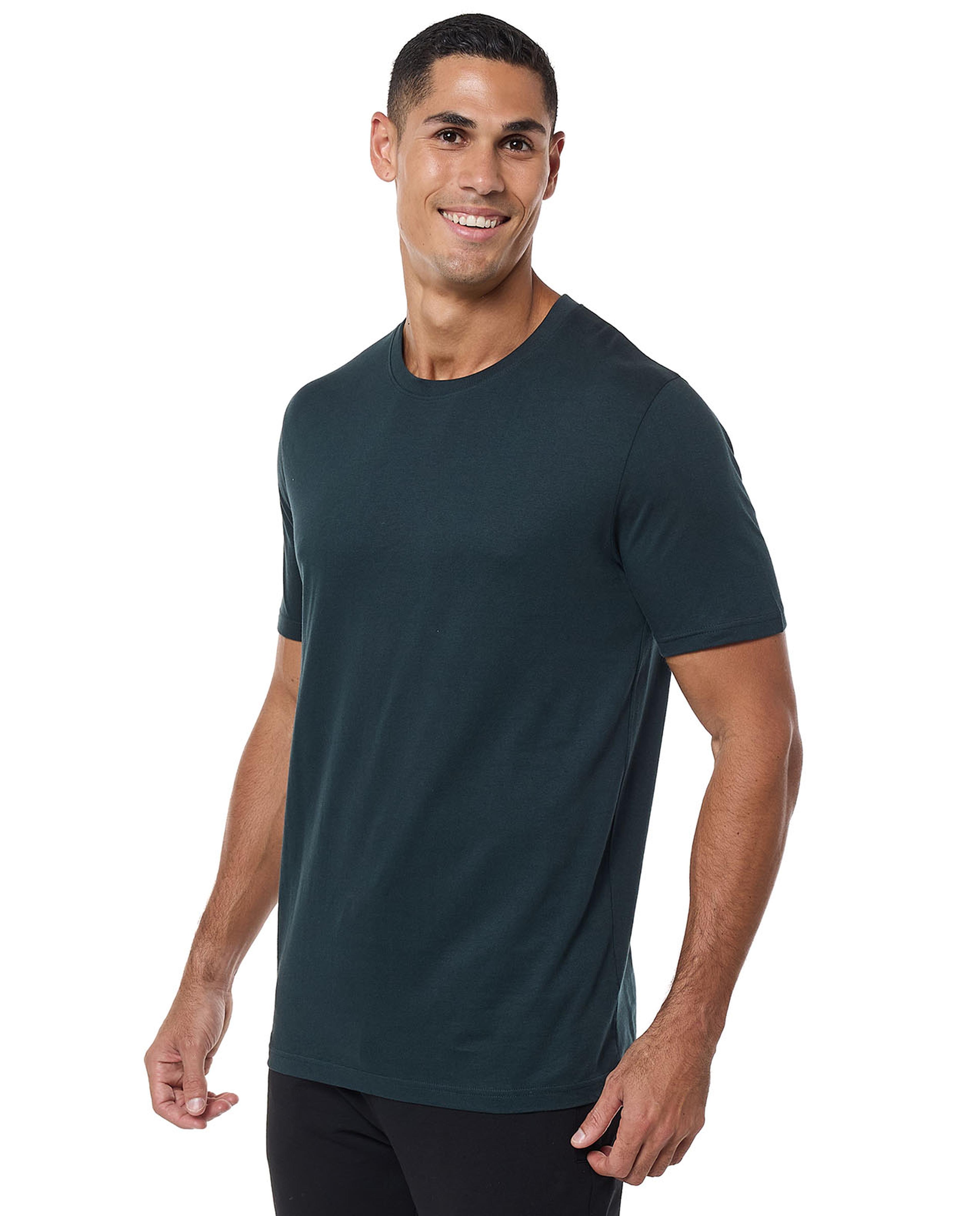 Solid T-Shirt With Crew Neck And Short Sleeves